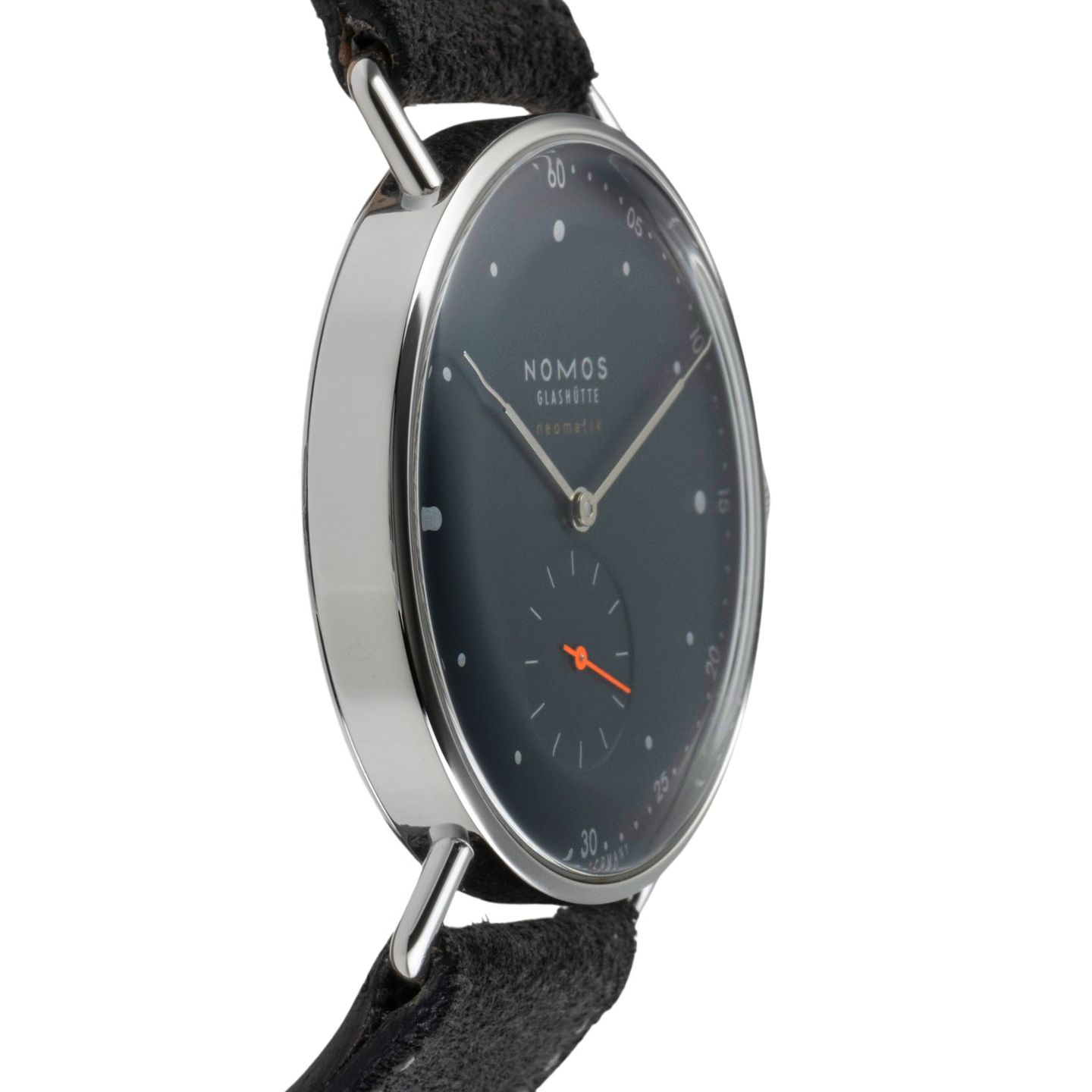 NOMOS Tetra 446 (Onbekend (willekeurig serienummer)) - Groen wijzerplaat 30mm Staal (7/8)