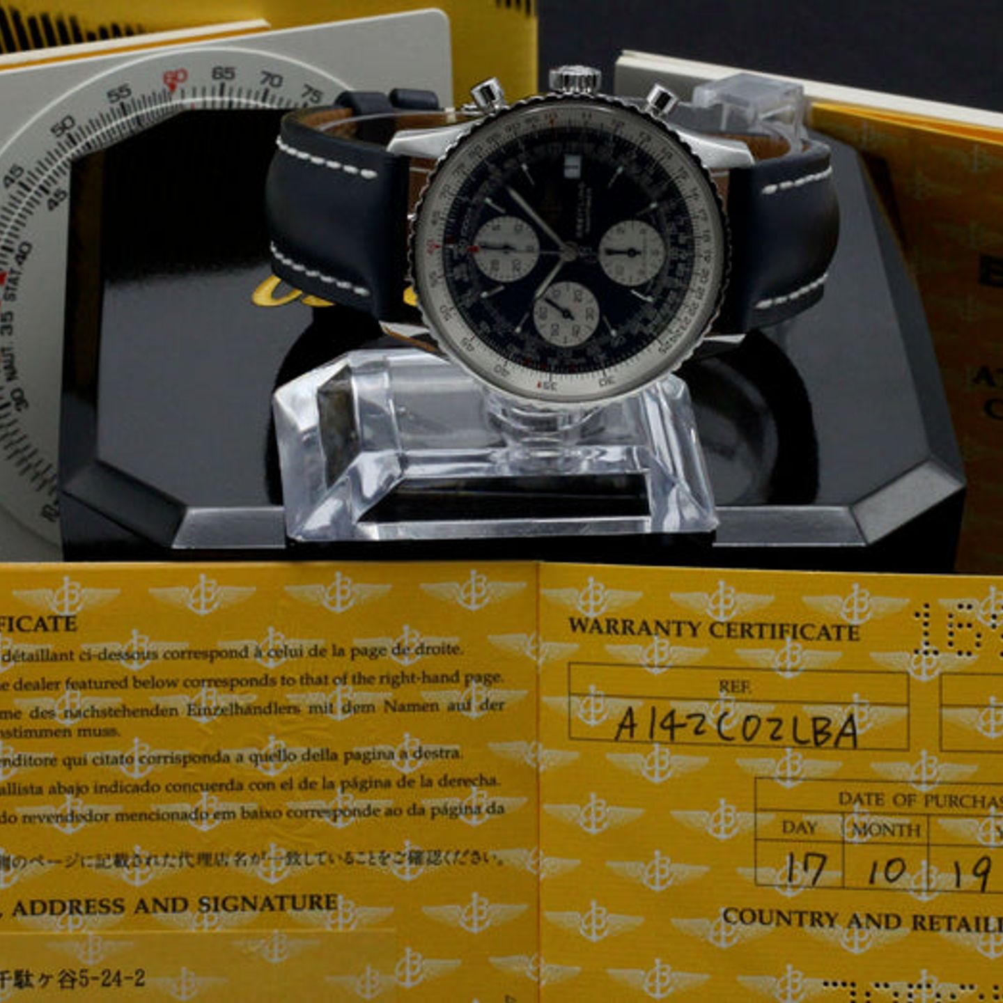 Breitling Old Navitimer A13322 (1999) - Blauw wijzerplaat 41mm Staal (3/7)