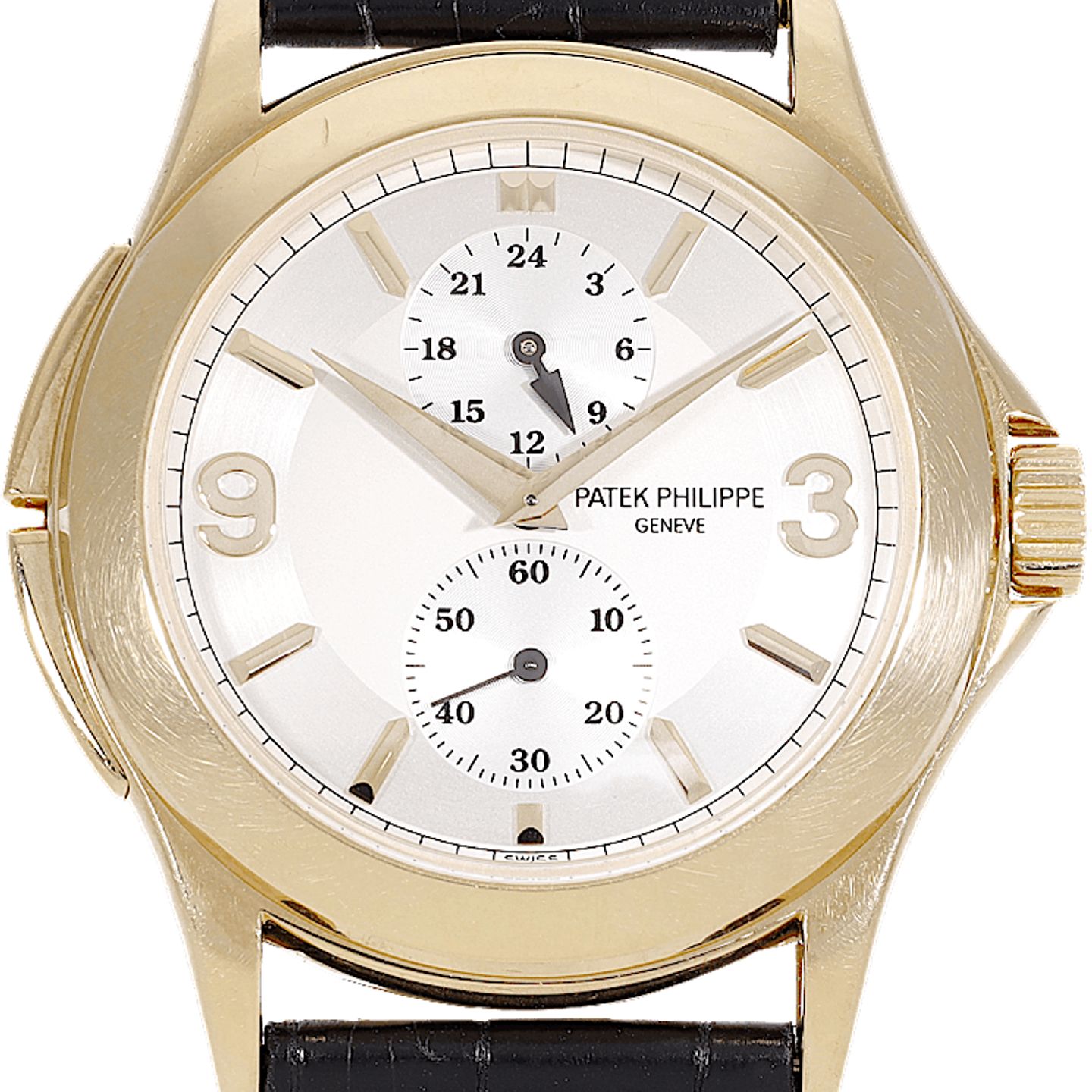 Patek Philippe Golden Ellipse 5738/1R-001 (2007) - Black dial 35 mm Rose Gold case (2/5)