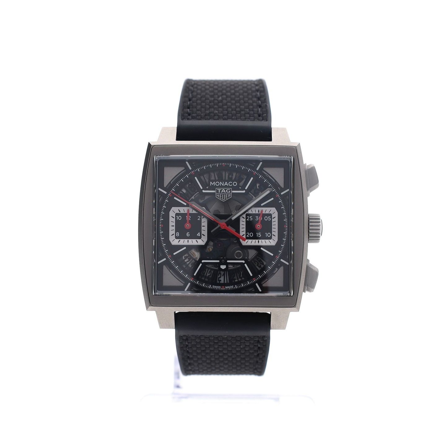 TAG Heuer Monaco CBL2183.FT6236 (2024) - Black dial 39 mm Titanium case (1/8)