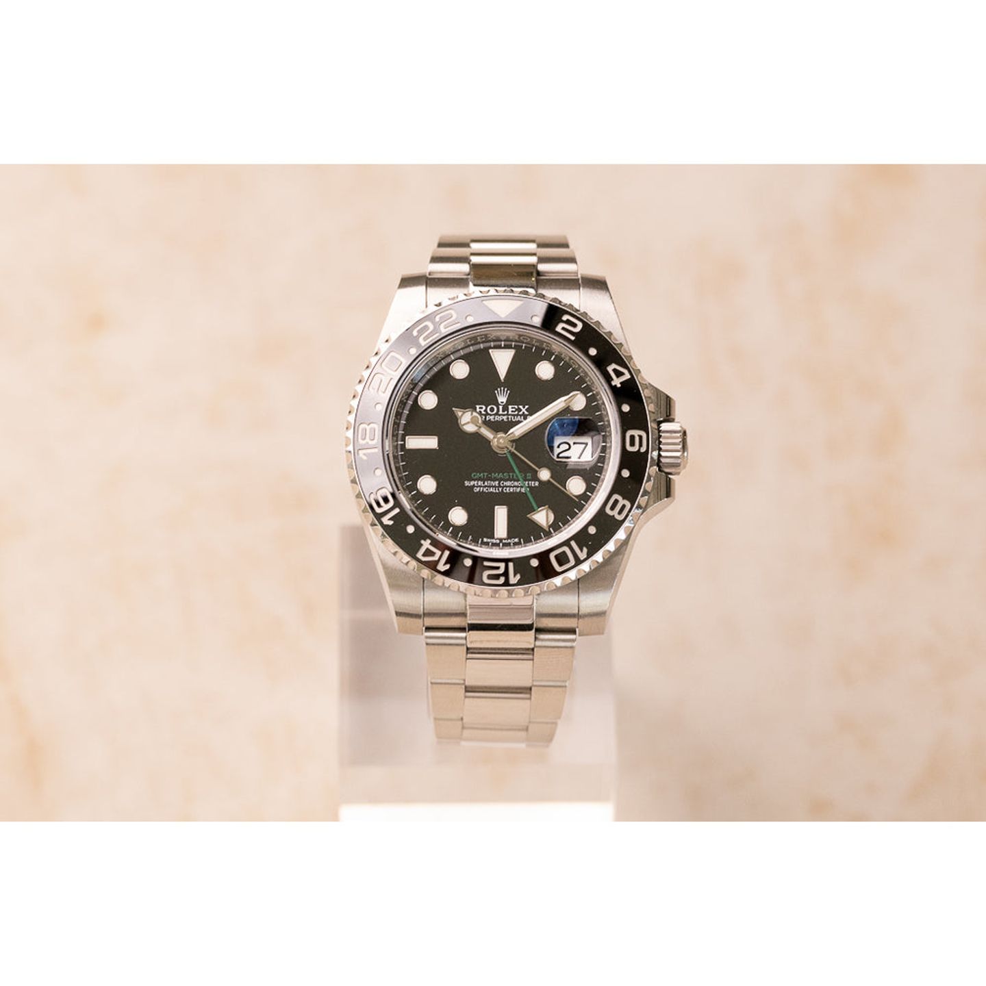 Rolex GMT-Master II 126710GRNR (2019) - Black dial 40 mm Steel case (3/8)