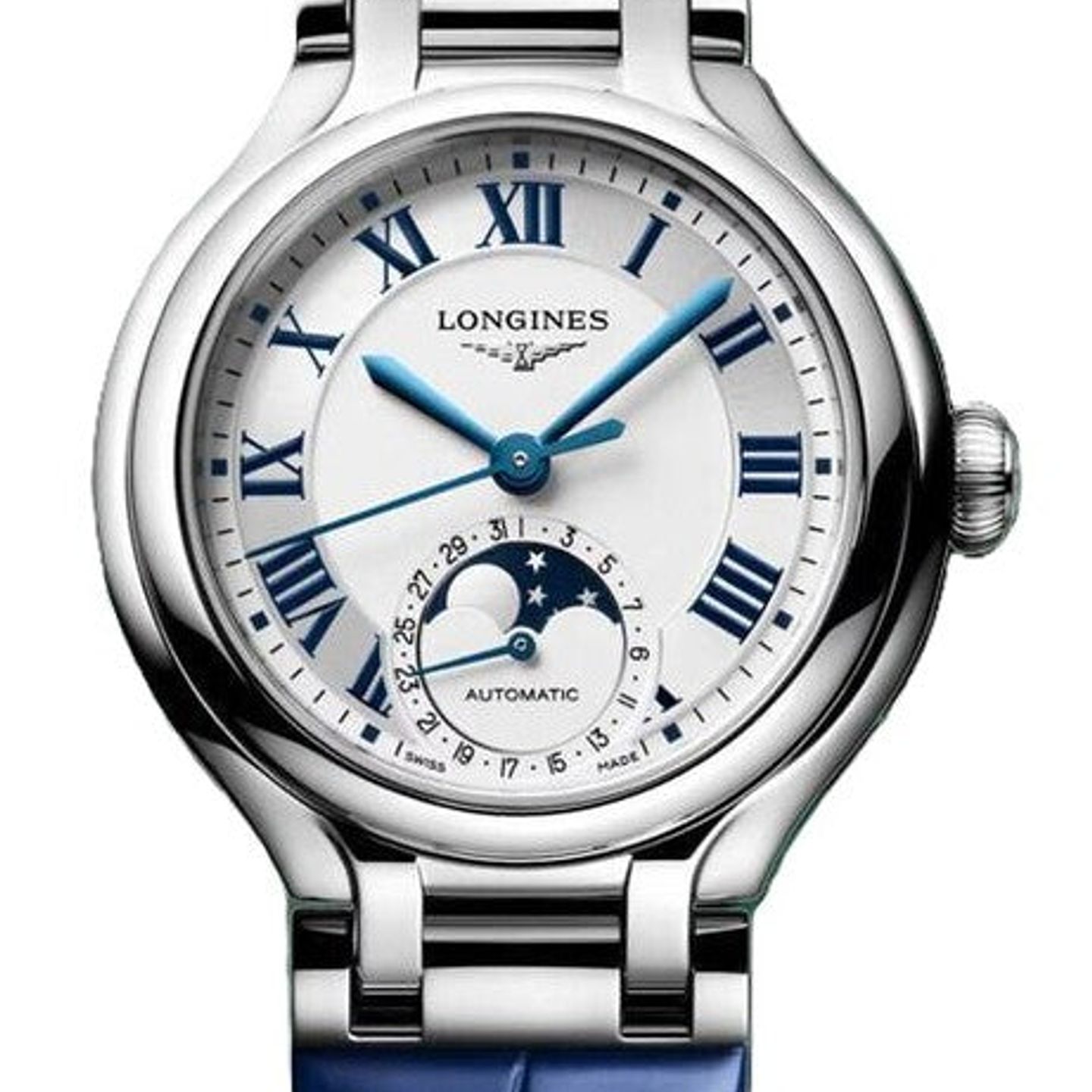 Longines PrimaLuna L8.126.4.71.2 (2026) - Silver dial 34 mm Steel case (1/1)