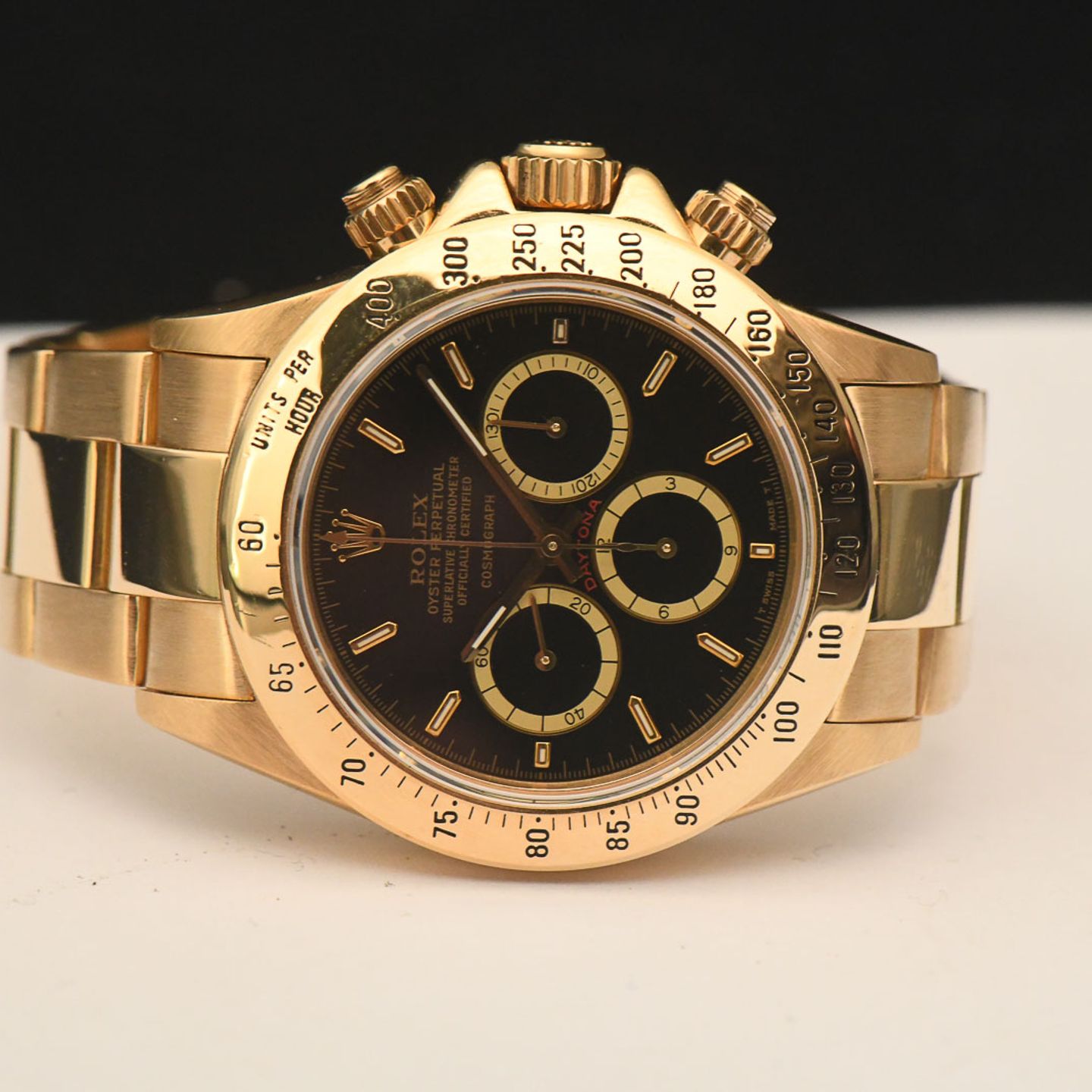 Rolex Daytona 16528 (1988) - Zwart wijzerplaat 40mm Geelgoud (4/8)
