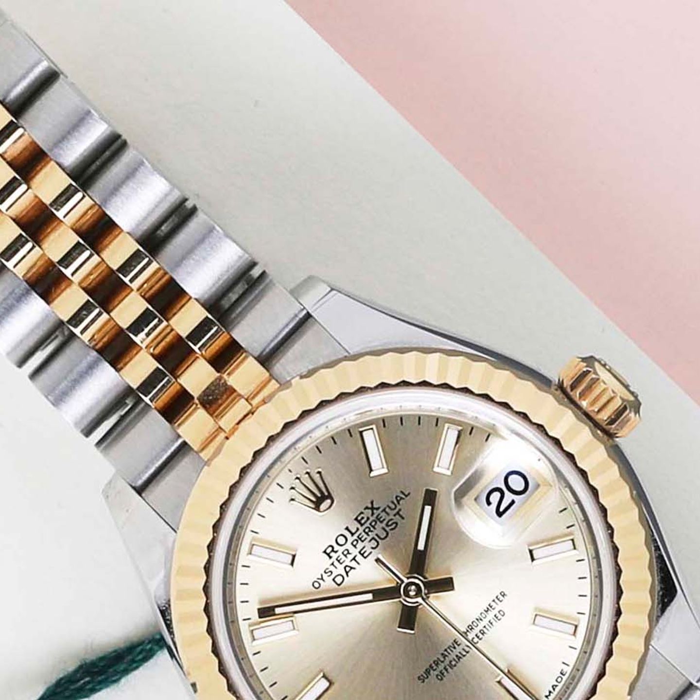 Rolex Lady-Datejust 279173 (2017) - 28mm Goud/Staal (3/8)