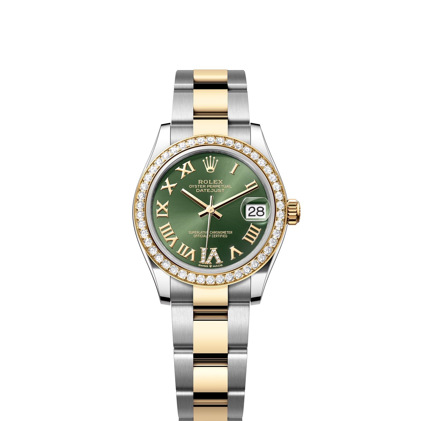 Rolex Datejust 31 278383RBR (2024) - Green dial 31 mm Steel case (1/8)