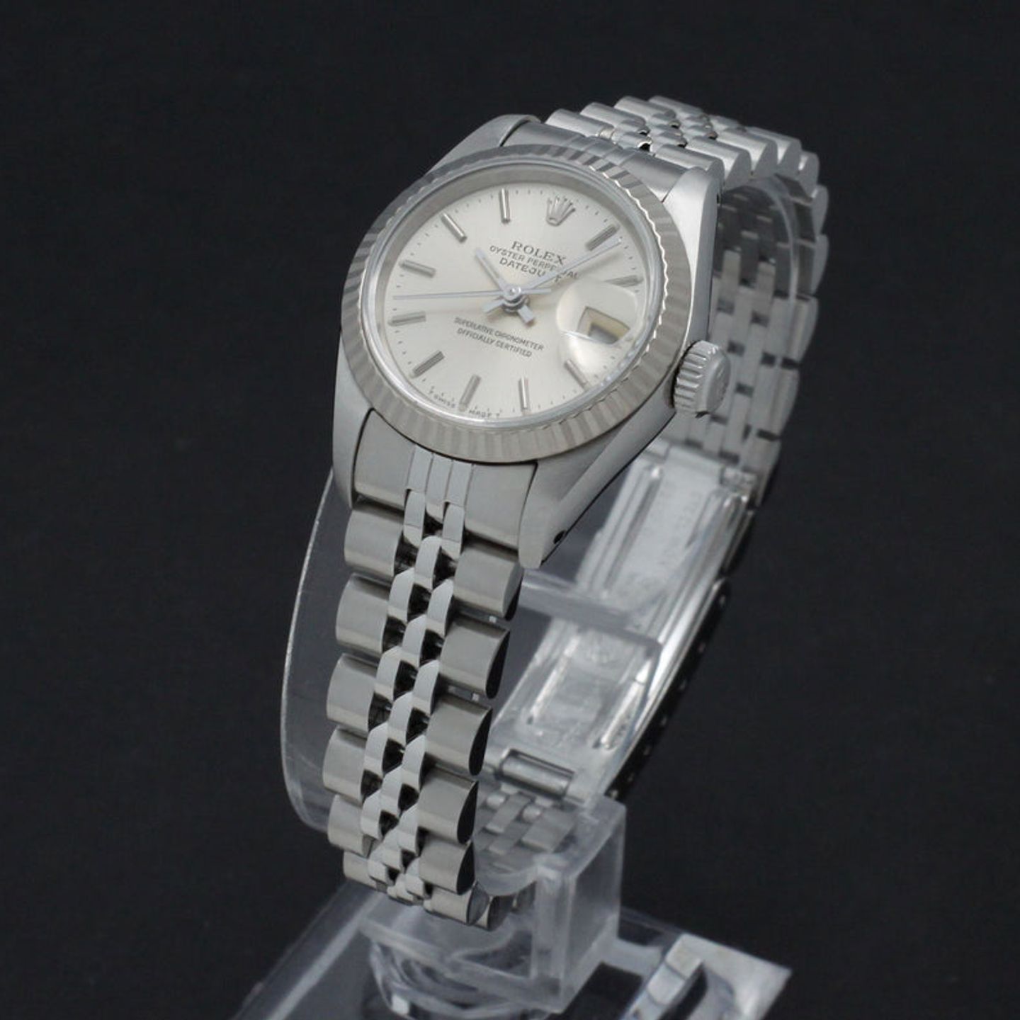 Rolex Lady-Datejust 69174 (1991) - Silver dial 26 mm Steel case (5/7)