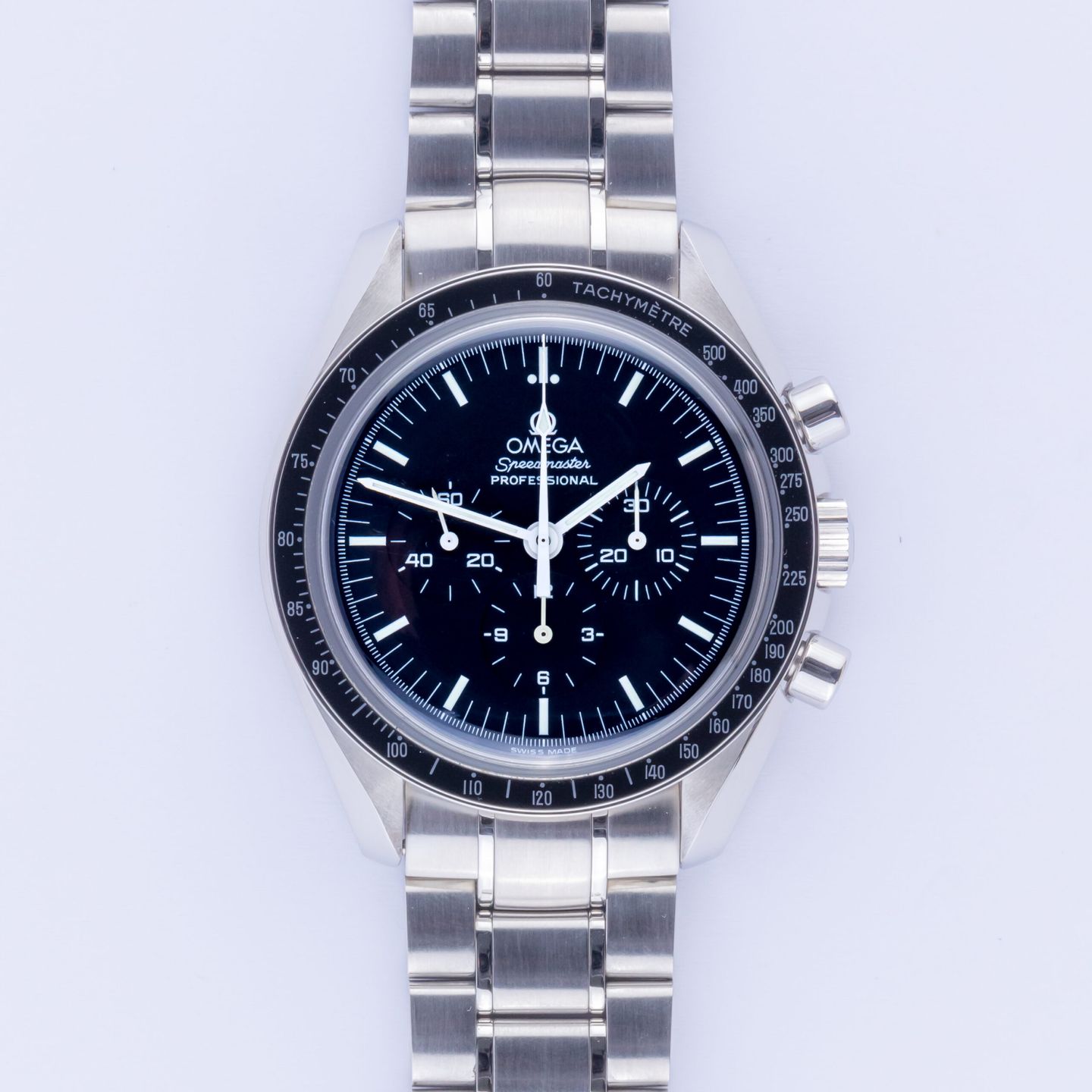 Omega Speedmaster Professional Moonwatch 3572.50 (2005) - Zwart wijzerplaat 42mm Staal (3/8)