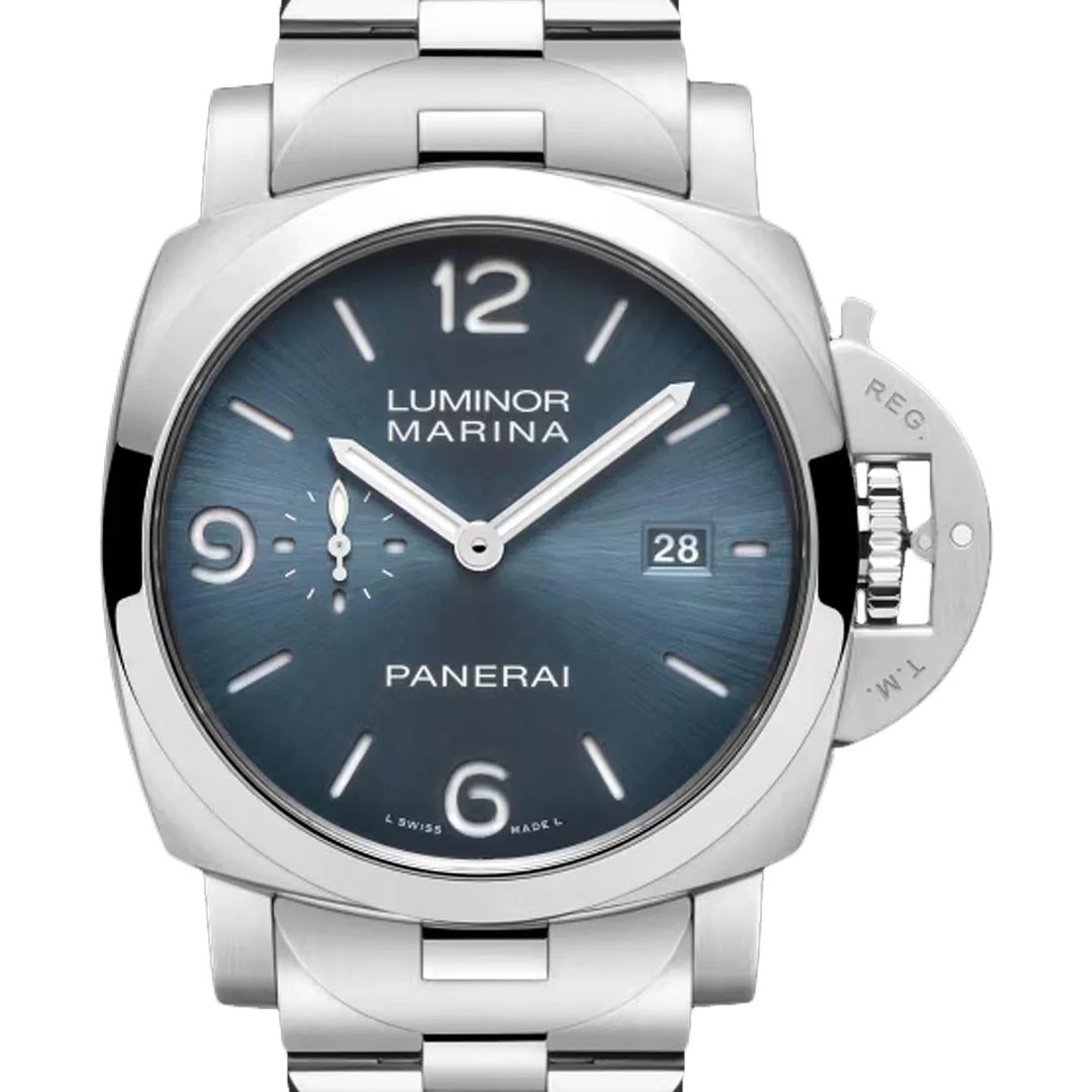 Panerai Luminor Marina PAM03323 (2026) - Blauw wijzerplaat 44mm Staal (1/1)