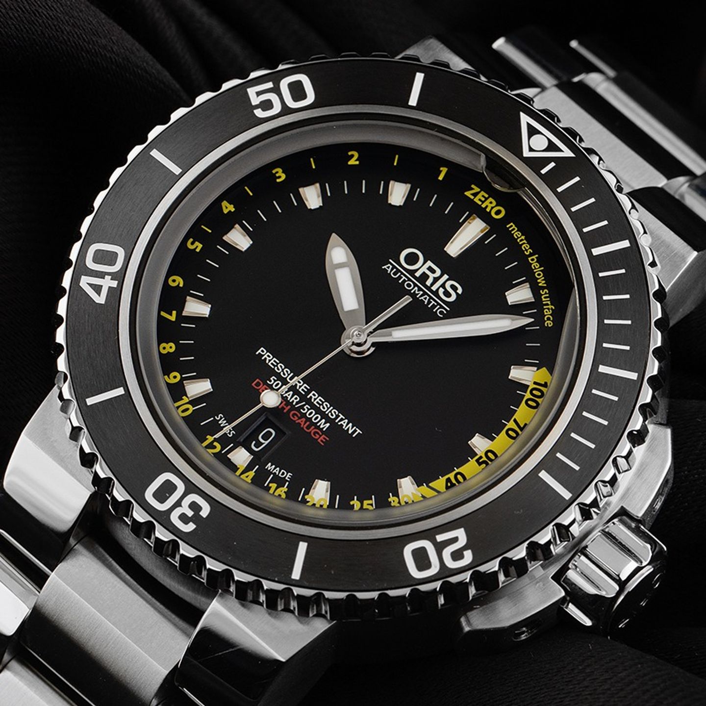 Oris Aquis Depth Gauge 01 733 7675 4154-Set RS - (3/8)