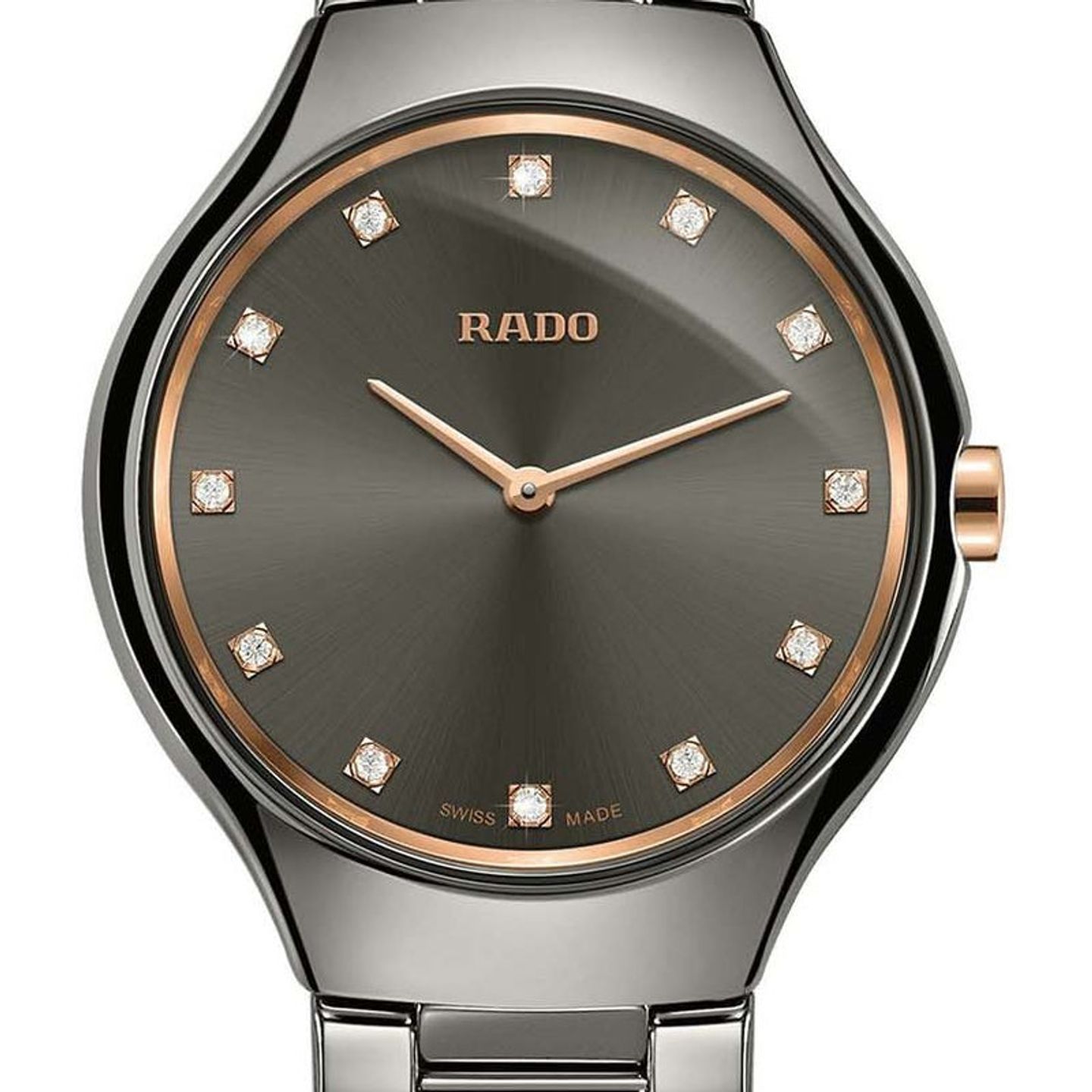 Rado True Thinline R27956722 (2026) - Grey dial 30 mm Ceramic case (1/3)