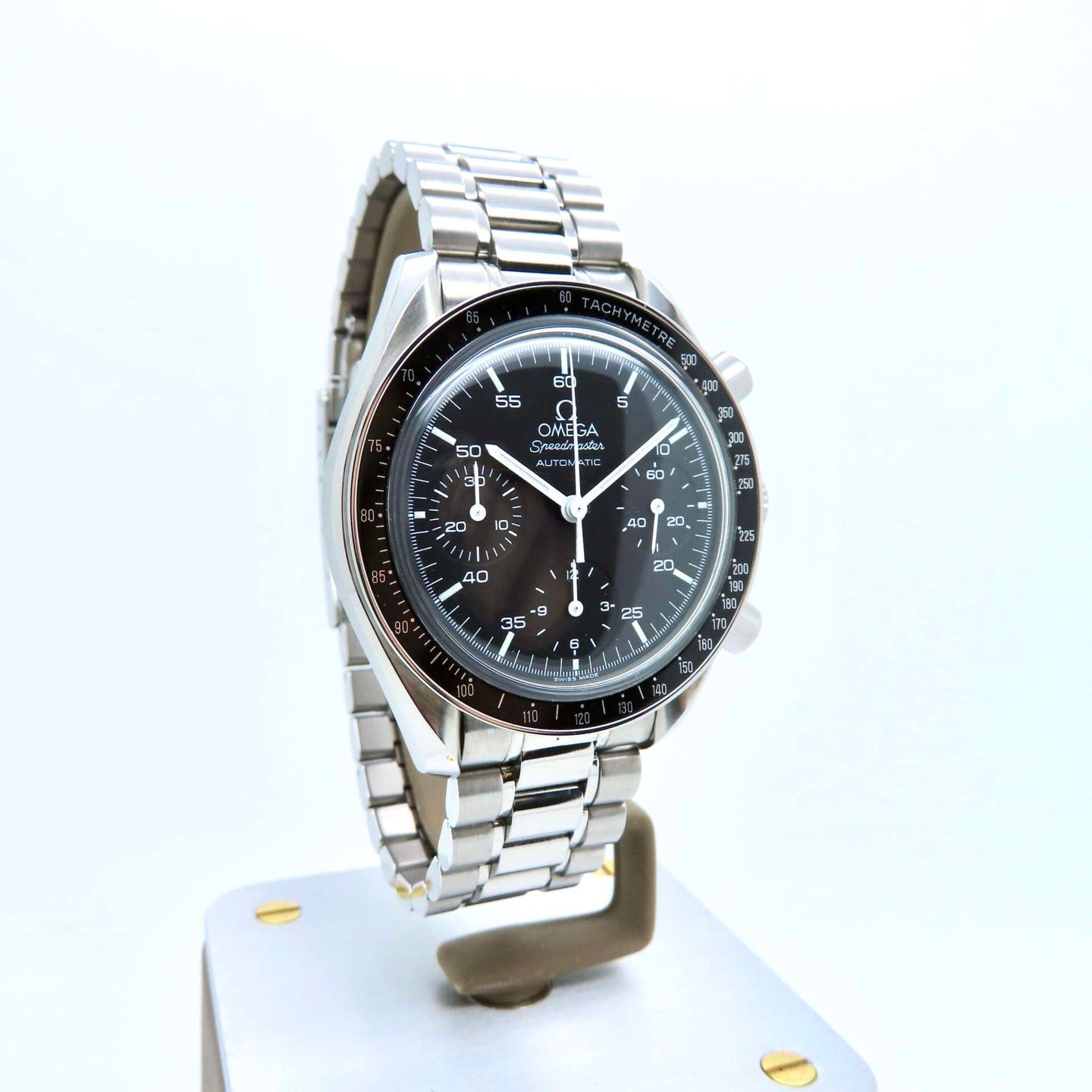 Omega Speedmaster Reduced 3510.50.00 (2002) - Zwart wijzerplaat 39mm Staal (2/8)