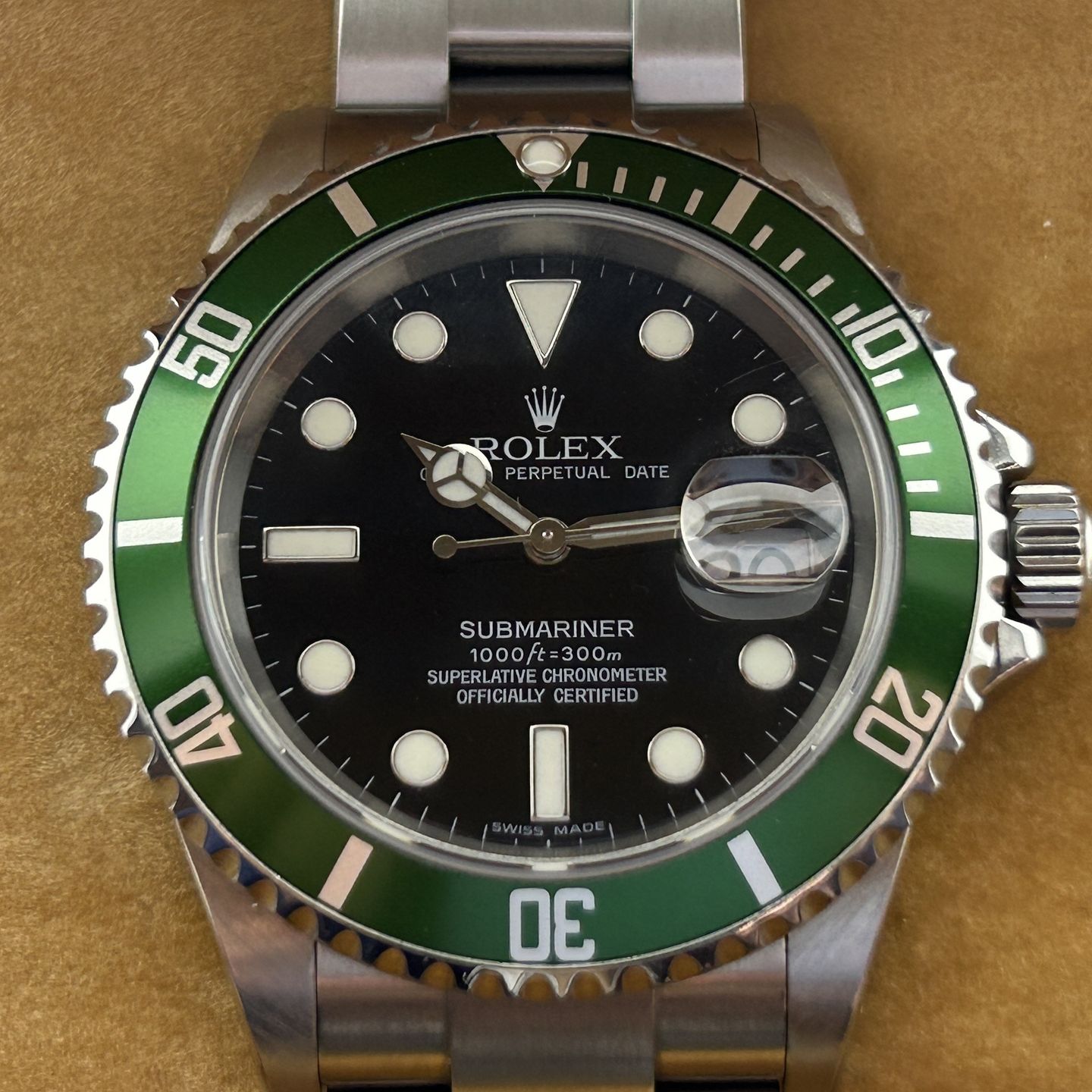 Rolex Submariner Date 16610LV (Unknown (random serial)) - Black dial 40 mm Steel case (1/8)