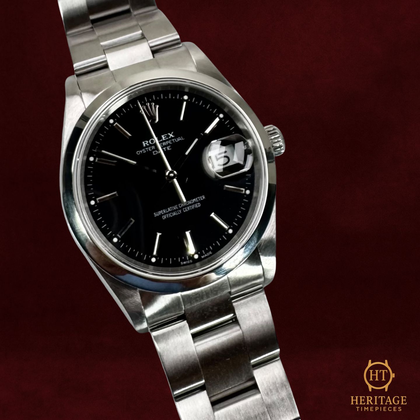 Rolex Oyster Perpetual Date 15200 (2007) - 34 mm Steel case (5/8)