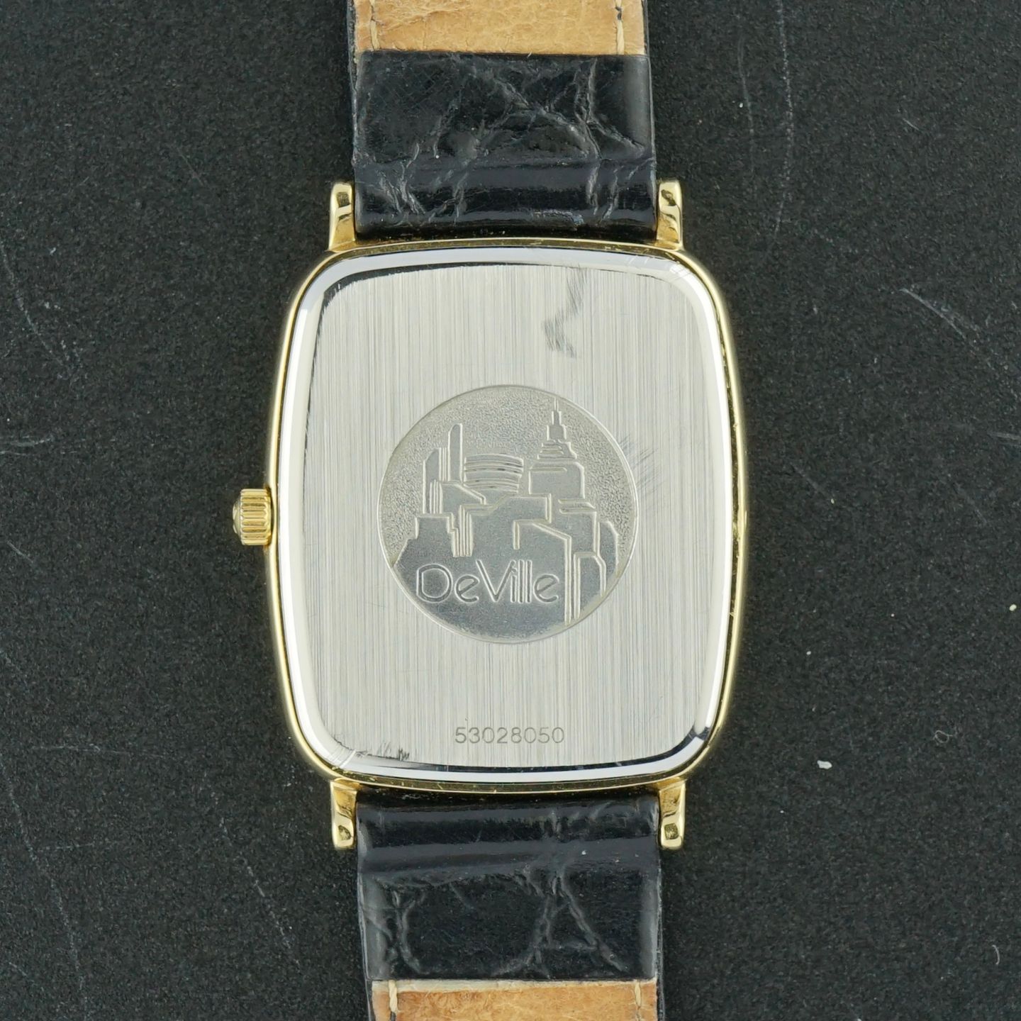 Omega De Ville 195.0076.2 (1991) - Zwart wijzerplaat 26mm Goud/Staal (4/8)