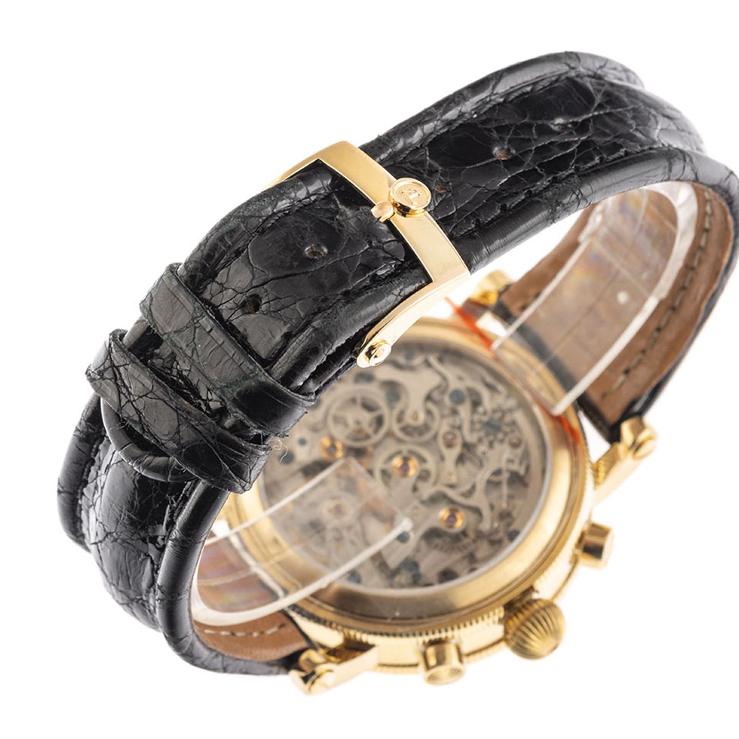 Chronoswiss Kairos CH-7221 (1990) - Silver dial 39 mm Yellow Gold case (7/7)