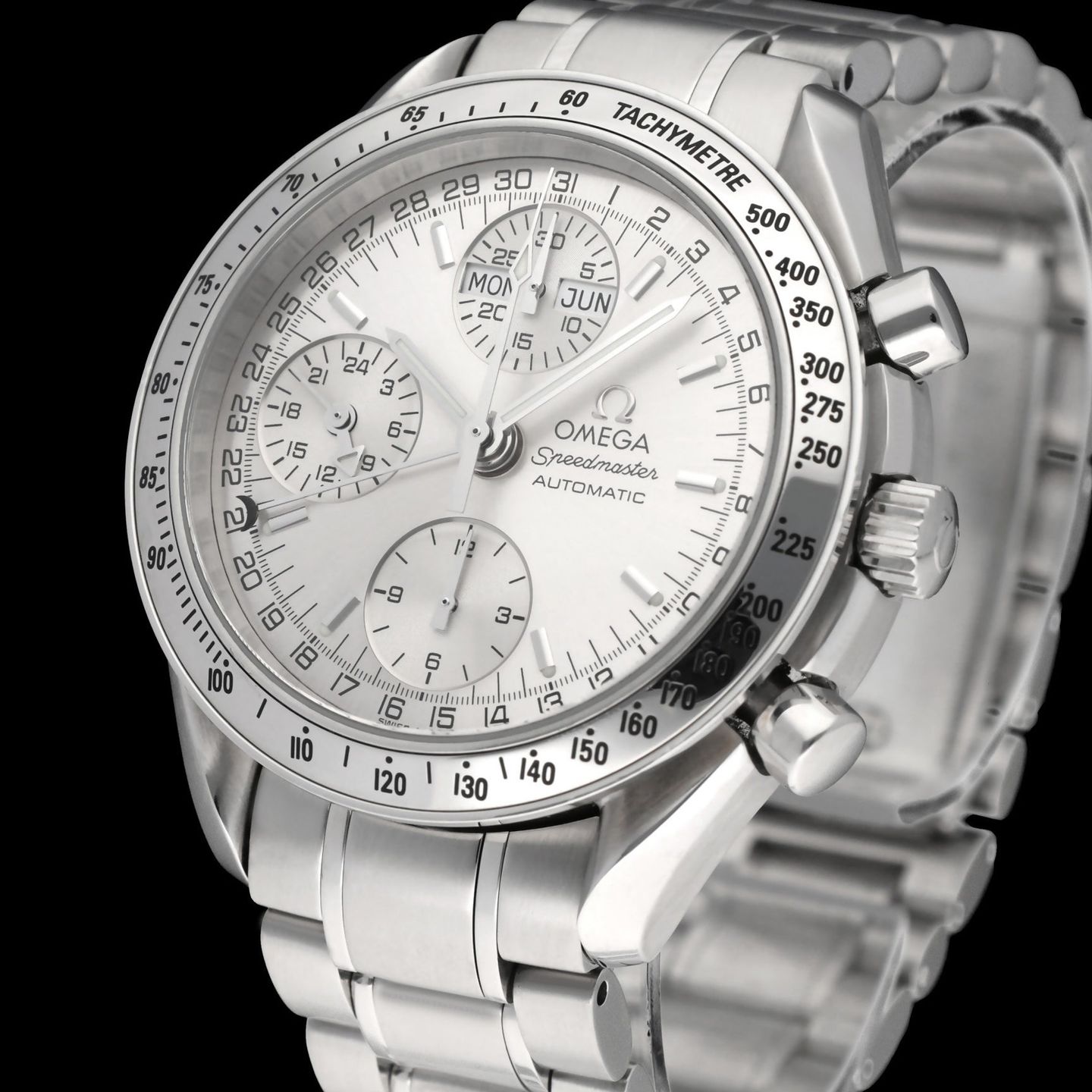 Omega Speedmaster Day Date 3523.30.00 (2006) - Silver dial 39 mm Steel case (7/8)