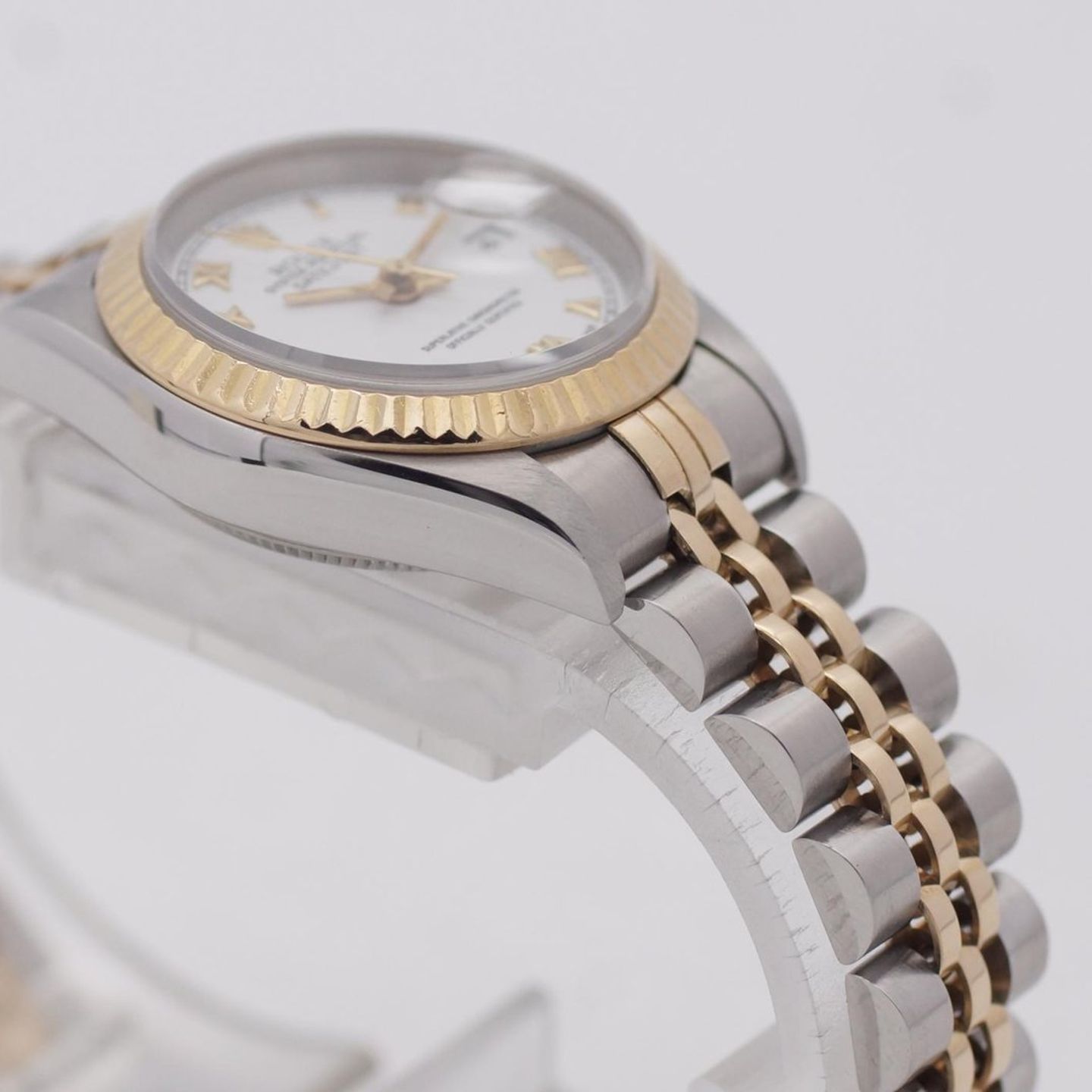 Rolex Lady-Datejust 79173 (2001) - White dial 26 mm Gold/Steel case (5/8)
