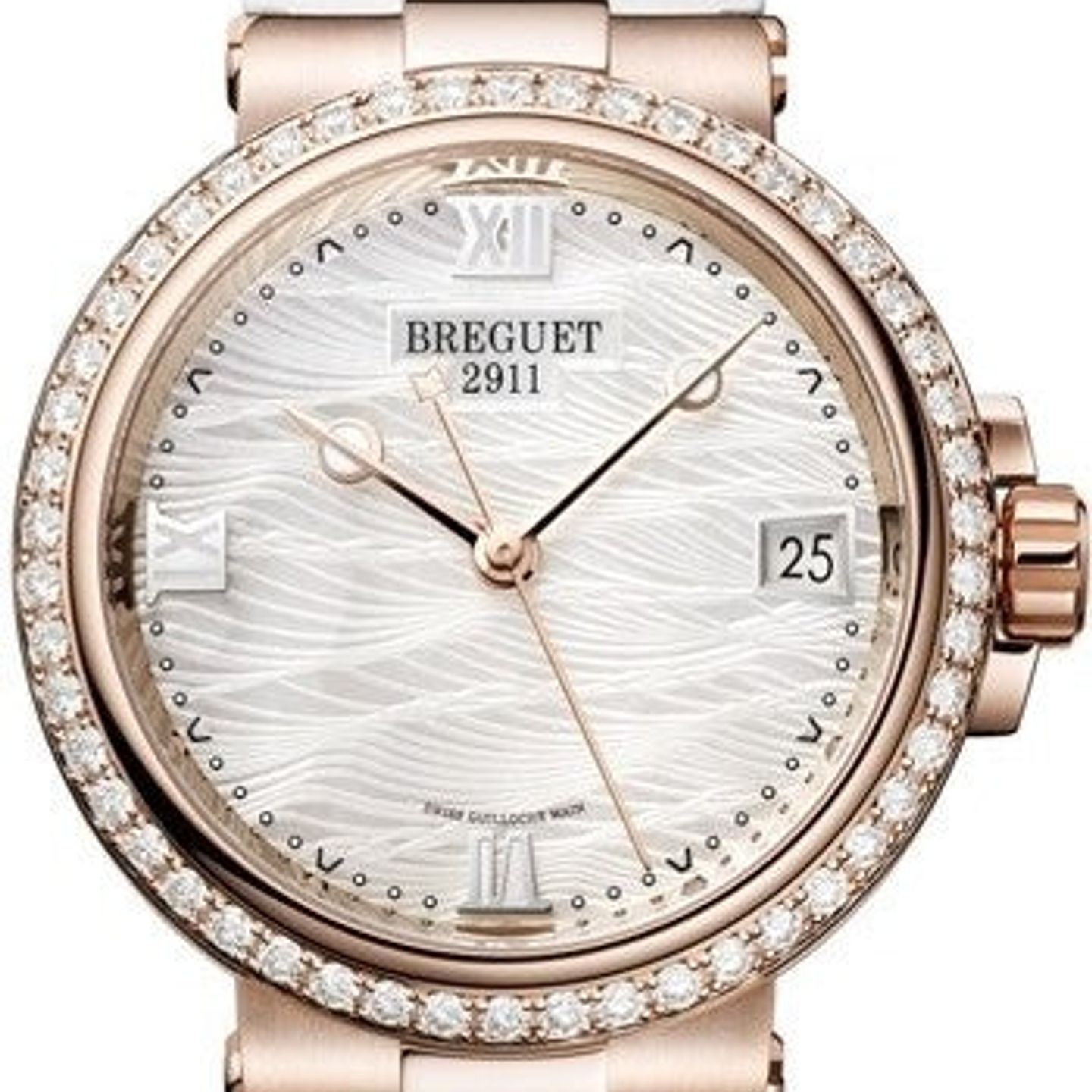 Breguet Marine 9518BR/52/584/D000 (2026) - Zwart wijzerplaat 34mm Roségoud (1/1)