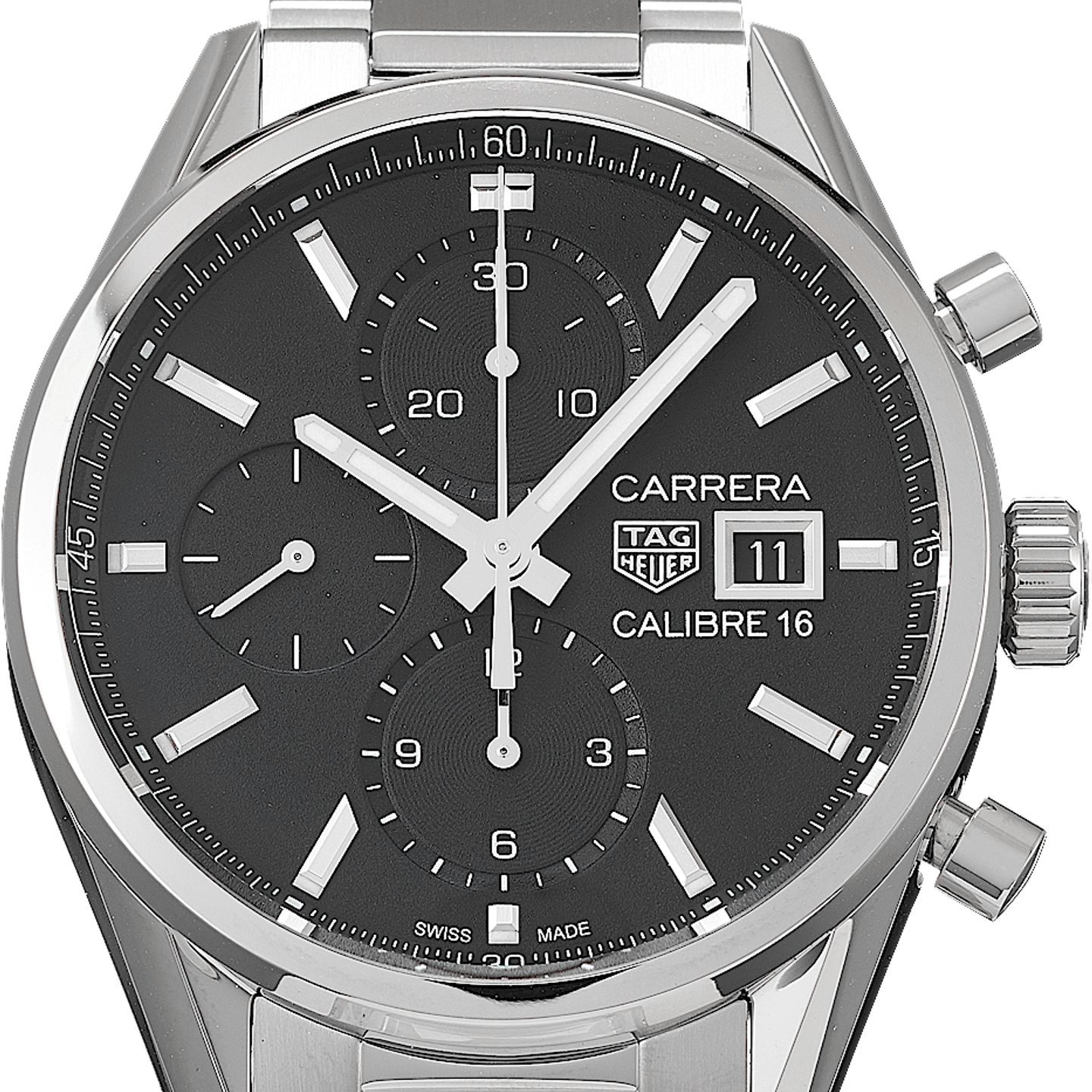 TAG Heuer Carrera Calibre 16 CBK2110.BA0715 (2025) - Black dial 41 mm Steel case (1/5)