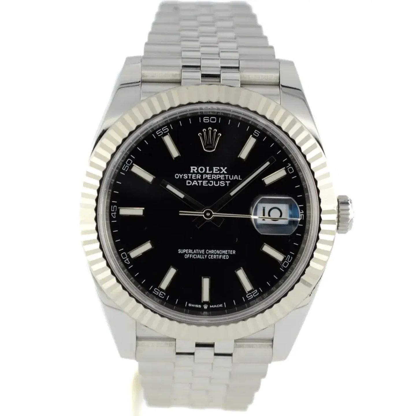 Rolex Datejust 41 126334 (2020) - Zwart wijzerplaat 41mm Staal (1/7)
