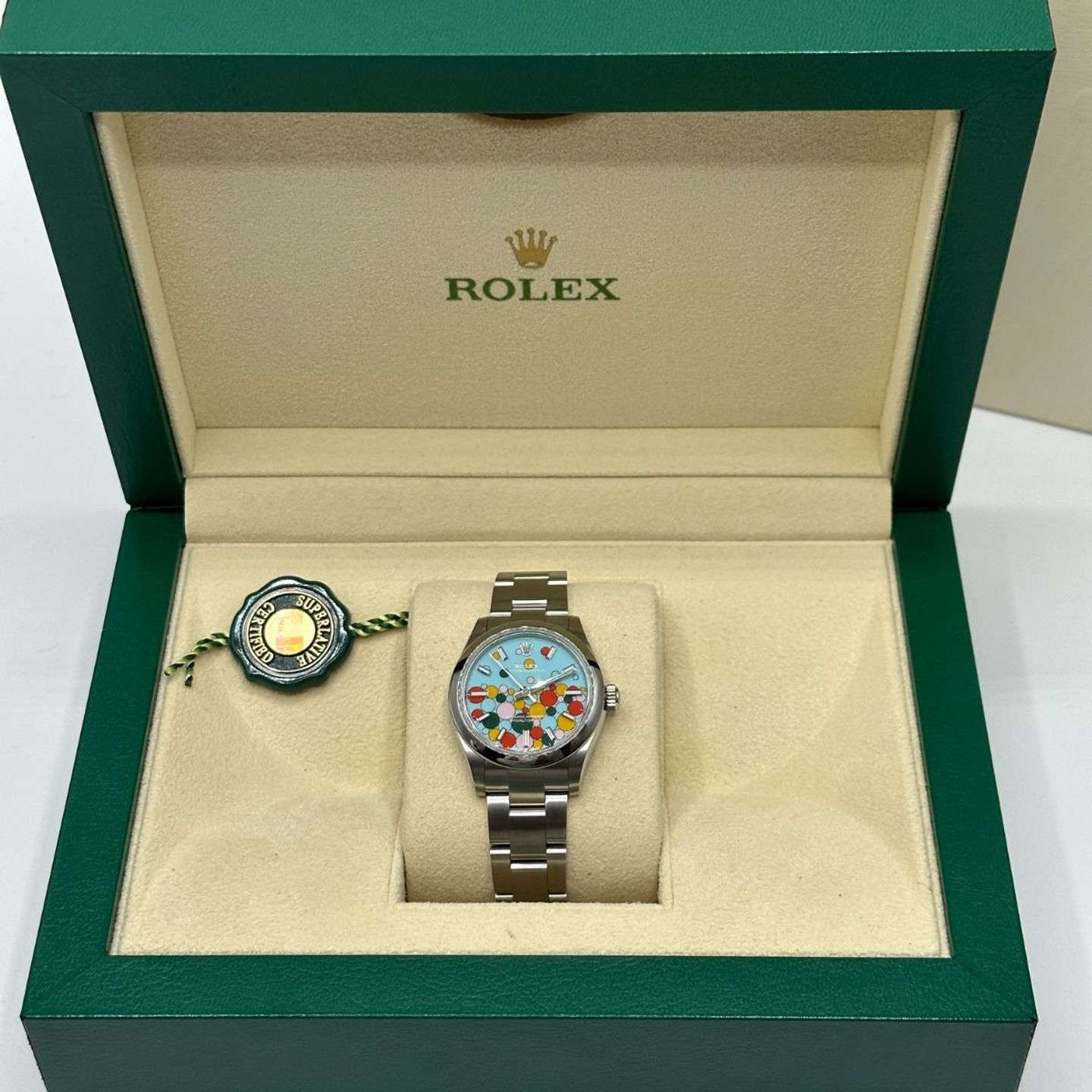 Rolex Oyster Perpetual 277200 (2024) - Blauw wijzerplaat 31mm Staal (4/8)