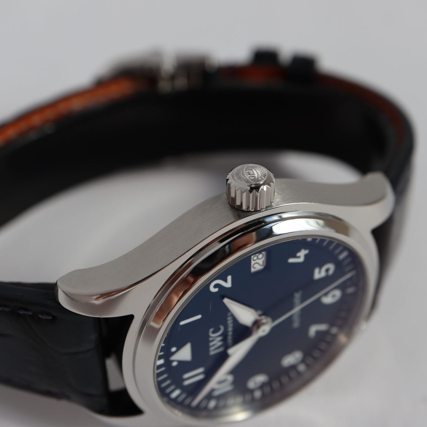 IWC Pilot's Watch Automatic 36 IW324008 (2019) - Blauw wijzerplaat 36mm Staal (7/8)