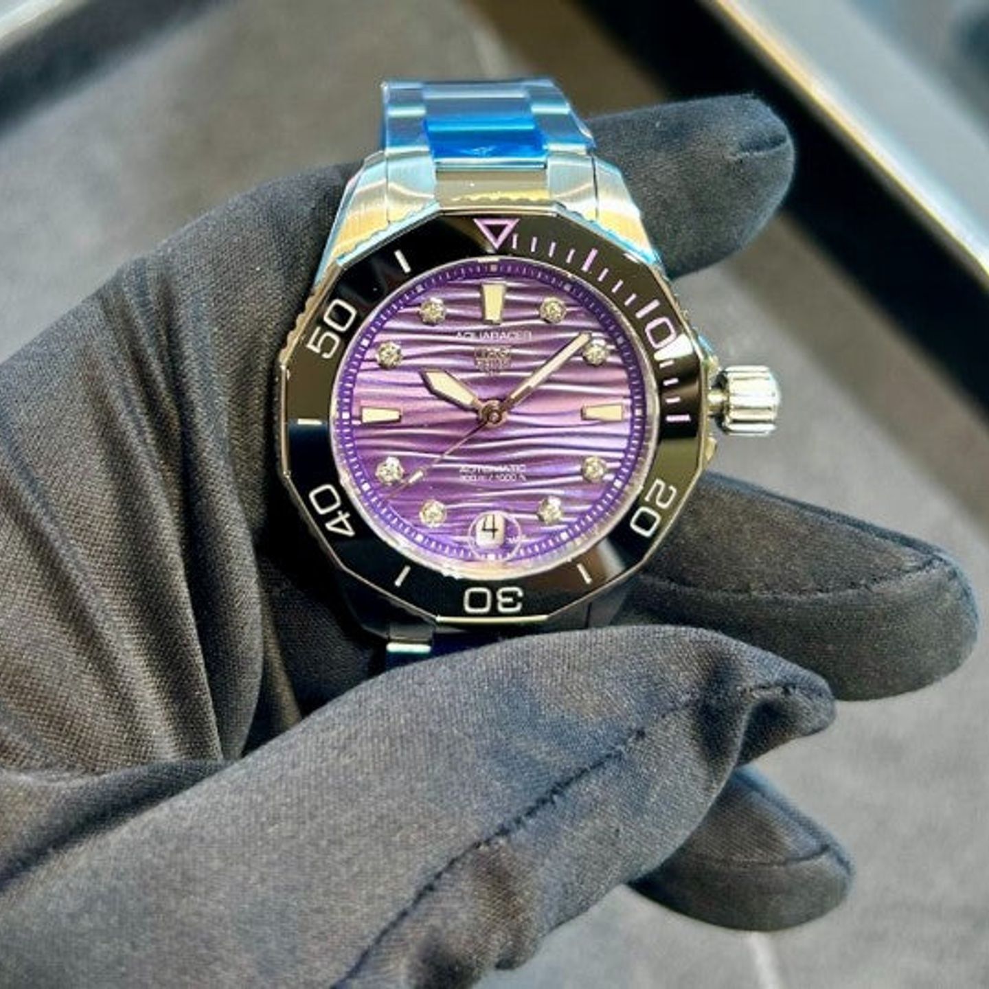 TAG Heuer Unknown WBP231M.BA0618 (2025) - Paars wijzerplaat 36mm Staal (1/1)