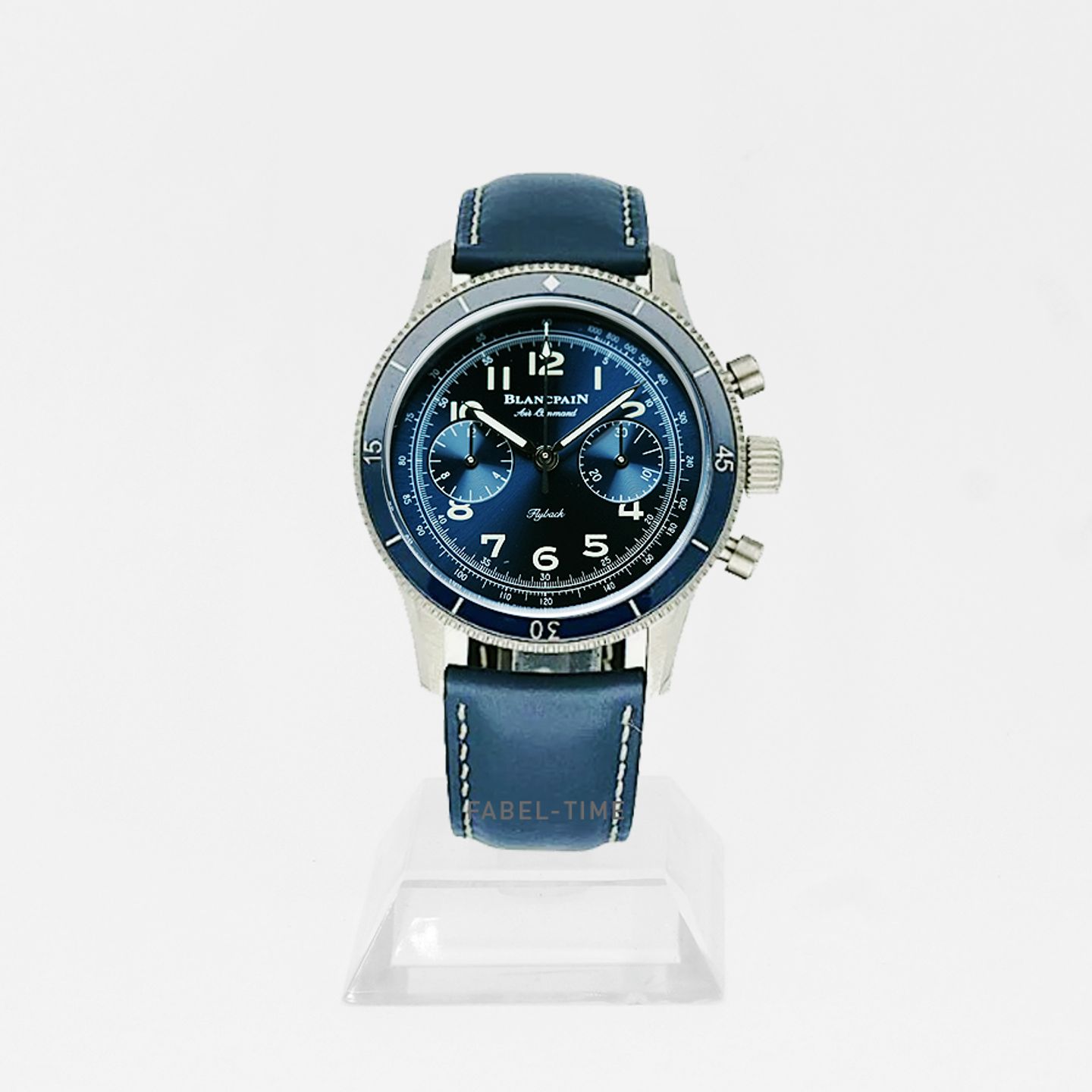 Blancpain Air Command AC02-12B40-63A (2024) - Blauw wijzerplaat 43mm Titanium (1/1)