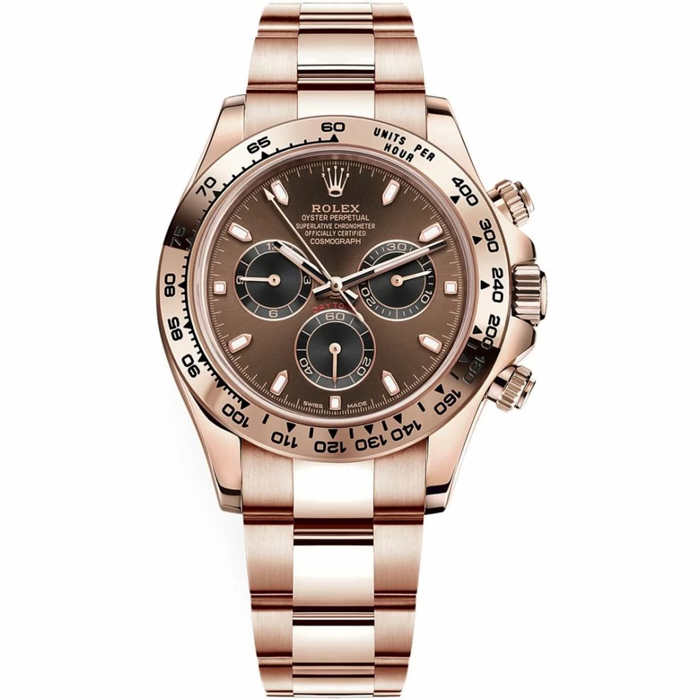 Rolex Daytona 116505 (2023) - Bruin wijzerplaat 40mm Roségoud (1/2)