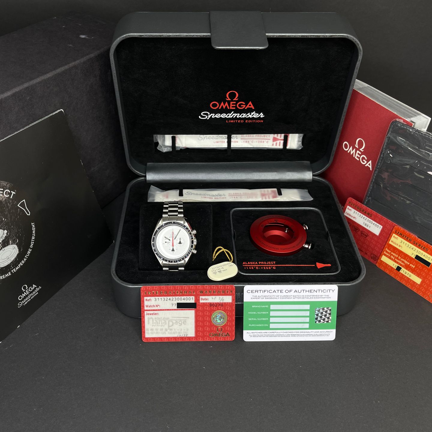 Omega Speedmaster Professional Moonwatch 311.32.42.30.04.001 (2008) - White dial 42 mm Steel case (2/7)