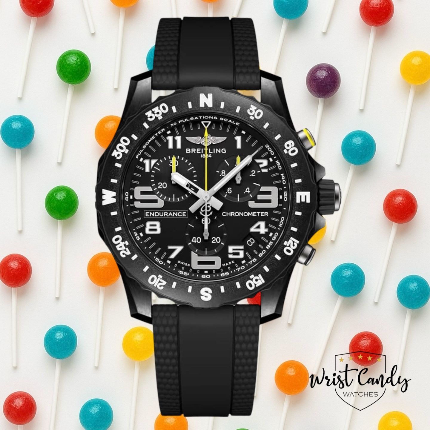 Breitling Endurance Pro X82310E51B1S2 (2025) - Black dial 45 mm Plastic case (1/8)