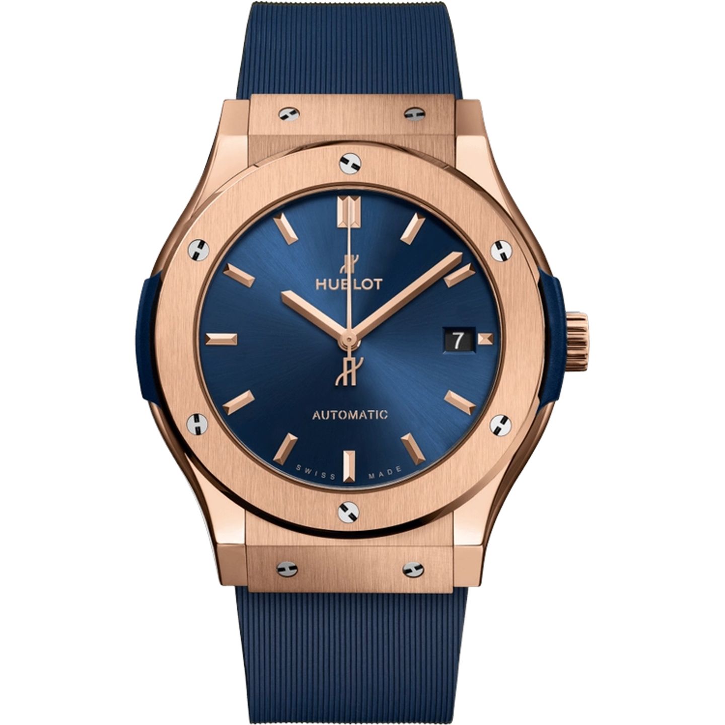 Hublot Classic Fusion Blue 511.OX.7180.RX (2025) - Blue dial 45 mm Rose Gold case (1/1)