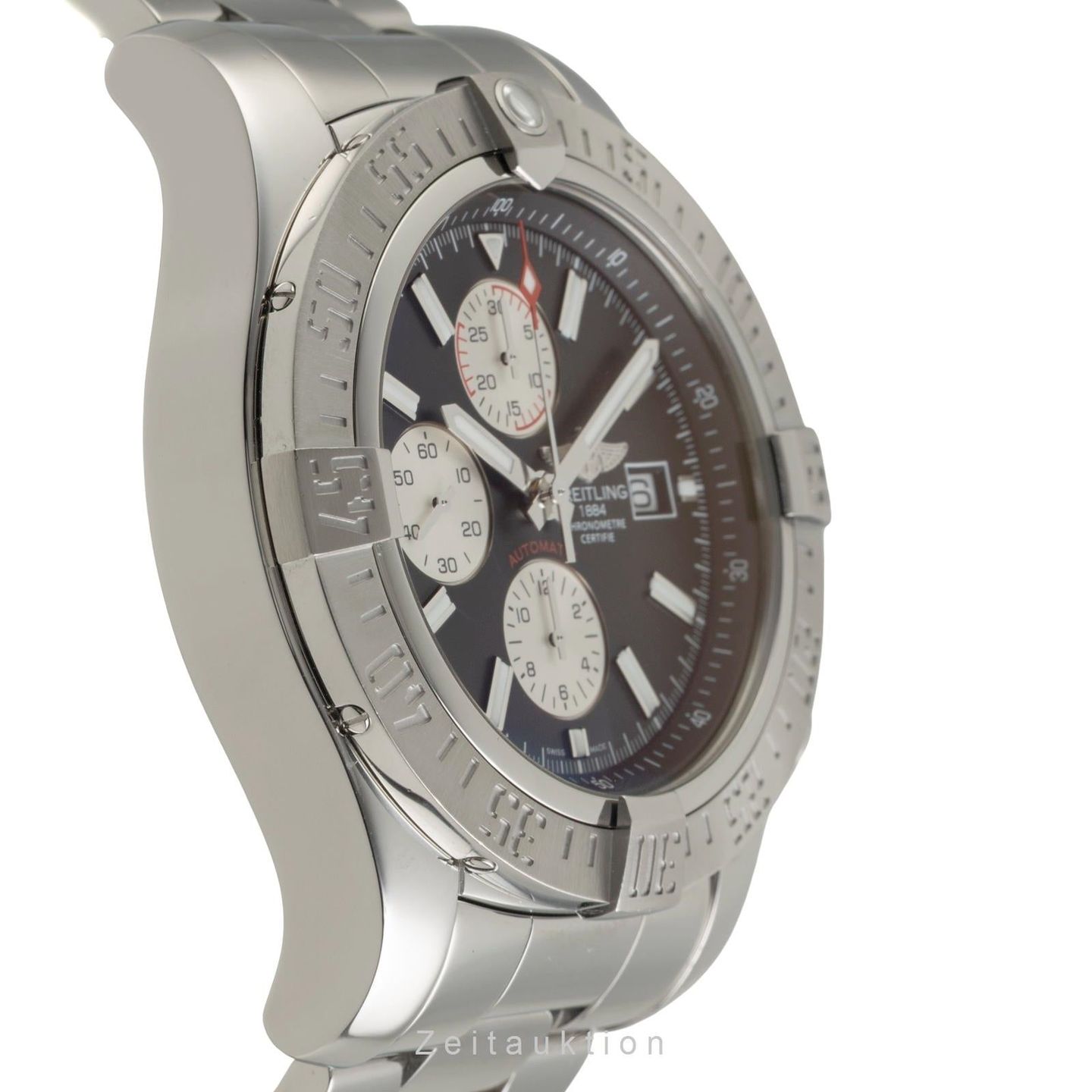 Breitling Super Avenger II A1337111/BC29 (Unknown (random serial)) - Black dial 48 mm Steel case (6/8)