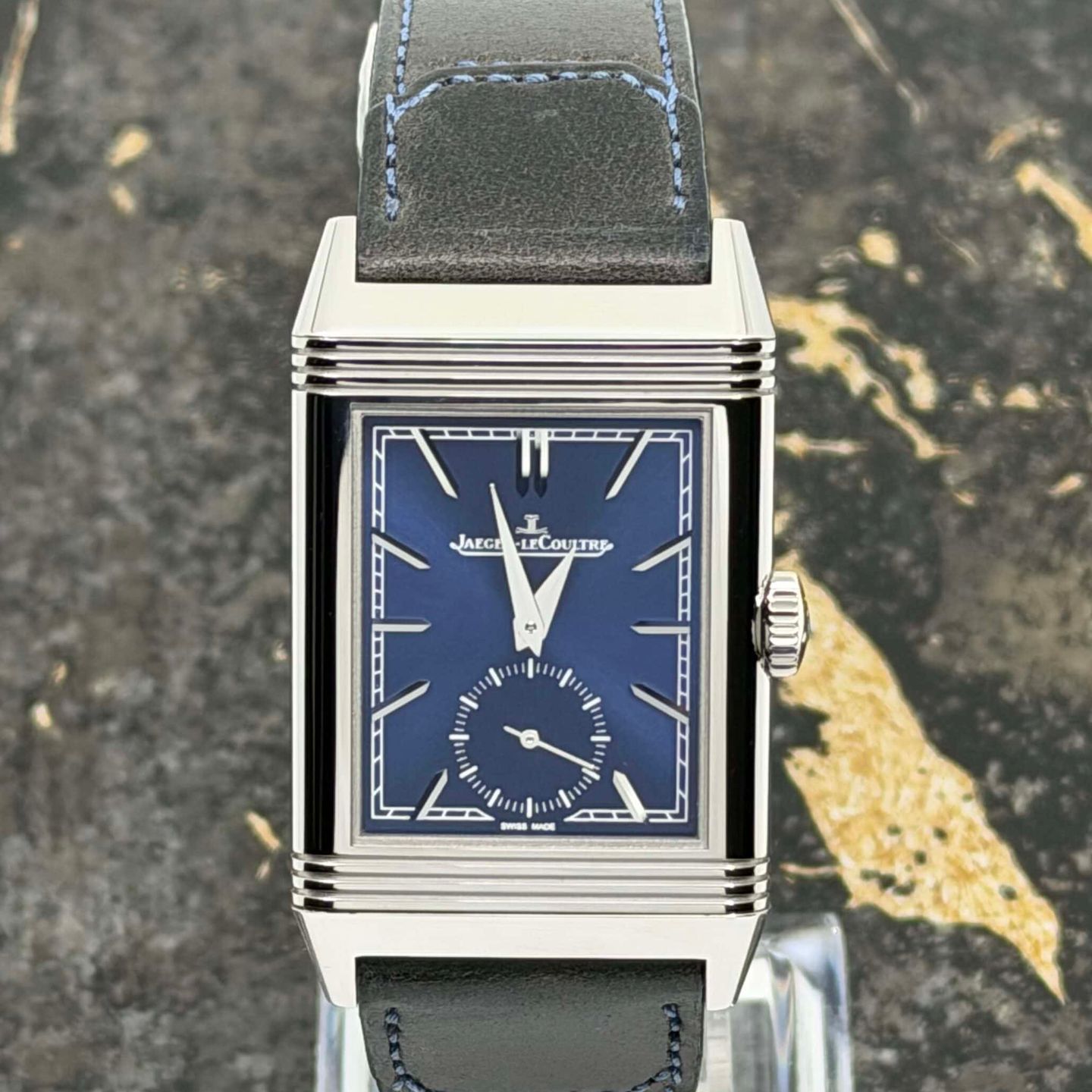 Jaeger-LeCoultre Reverso Q3978480 (2019) - Blue dial 27 mm Steel case (2/8)