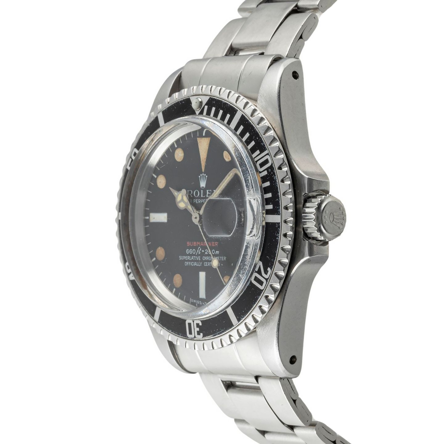 Rolex Submariner Date 1680 (1972) - Zwart wijzerplaat 40mm Staal (7/8)