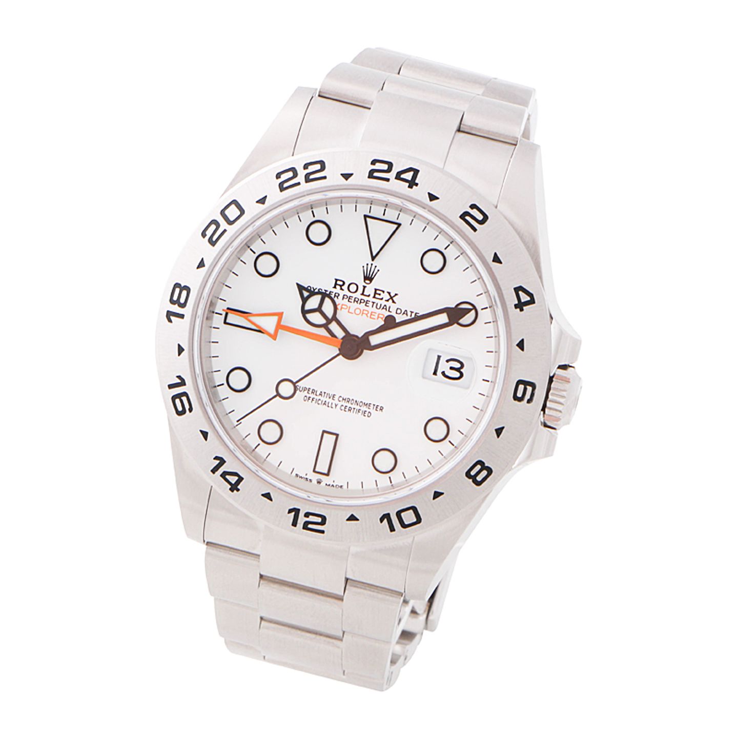 Rolex Explorer II 226570 (2025) - White dial 42 mm Steel case (3/8)