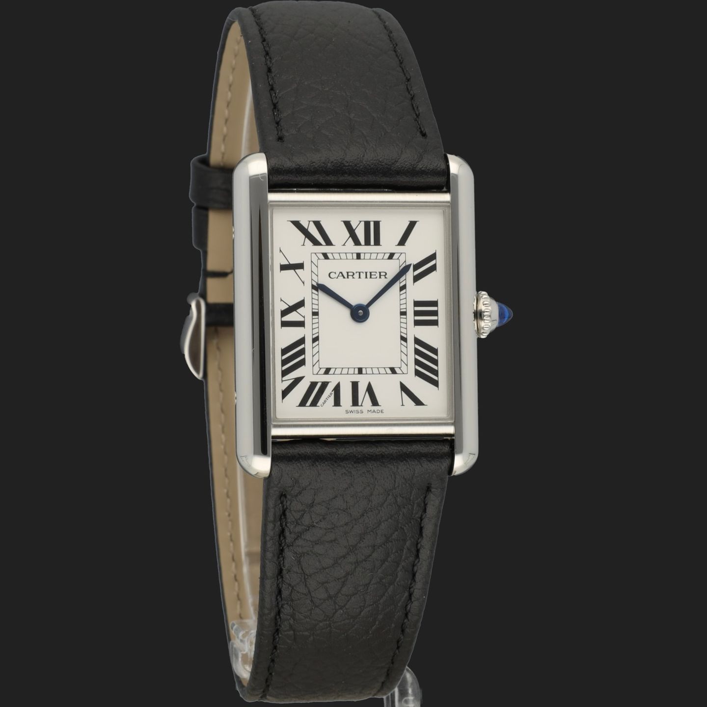 Cartier Tank WSTA0041 (2024) - Wit wijzerplaat 34mm Staal (4/8)