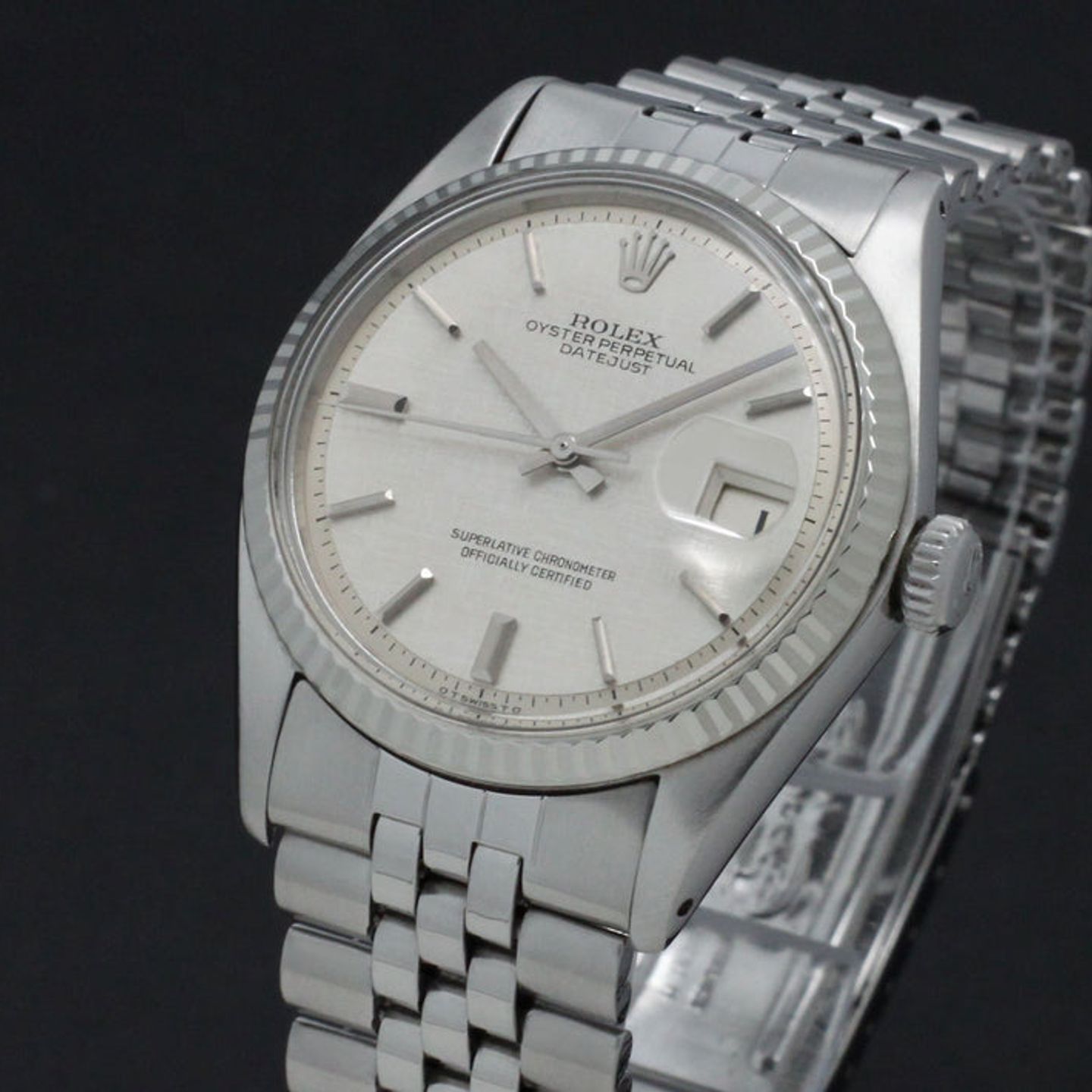 Rolex Datejust 1601 (1973) - Zilver wijzerplaat 36mm Staal (6/7)