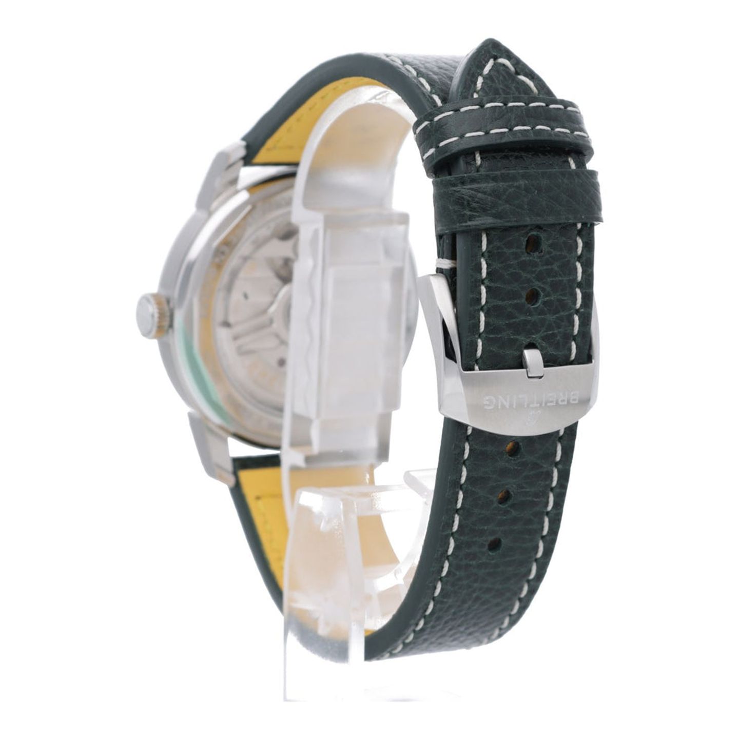 Breitling Top Time AB3113171L1X1 (2025) - Green dial 38 mm Steel case (4/7)