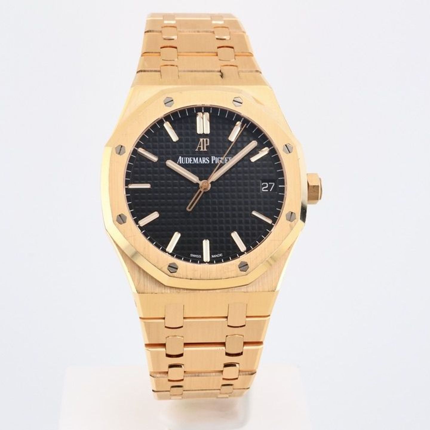 Audemars Piguet Royal Oak Selfwinding 15500OR.OO.1220OR.01 (2021) - Zwart wijzerplaat 41mm Roségoud (1/1)