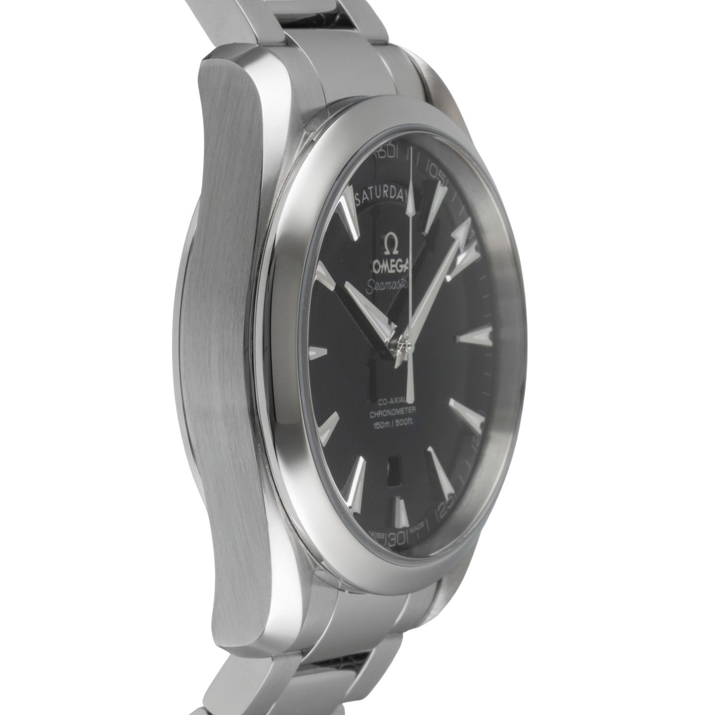 Omega Seamaster Aqua Terra 231.10.42.22.01.001 (Unknown (random serial)) - Black dial 42 mm Steel case (7/8)