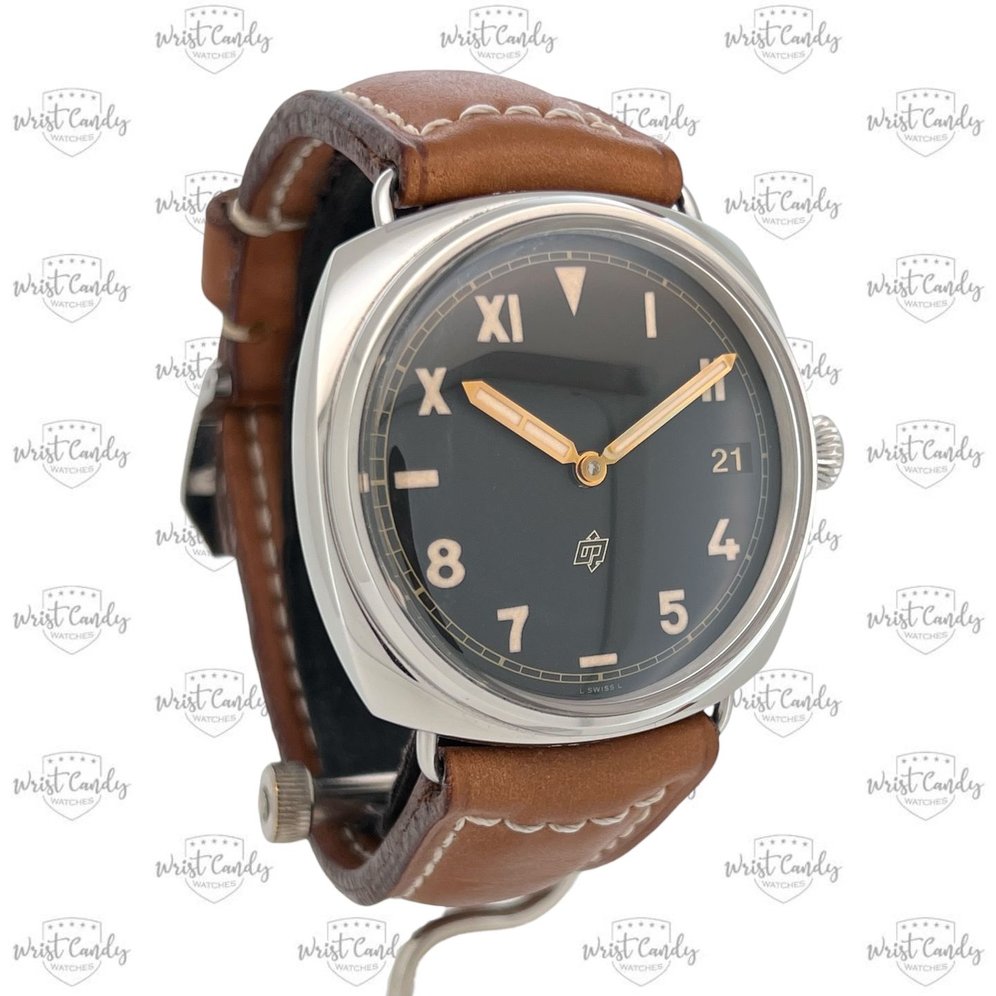 Panerai Radiomir 3 Days 47mm PAM00424 (2012) - Black dial 47 mm Steel case (3/8)