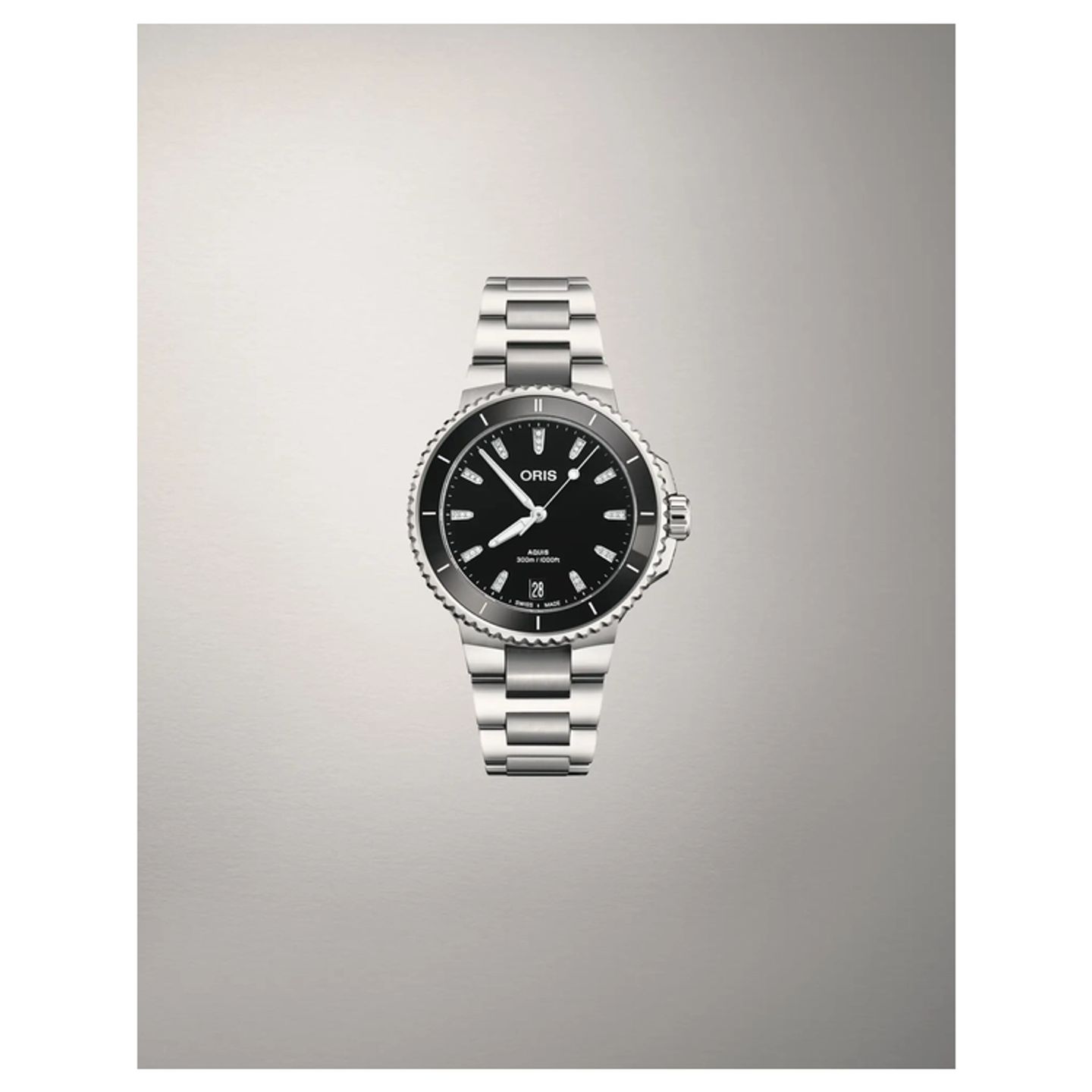 Oris Aquis Date 01 733 7792 4194-07 8 19 05P (2025) - Zwart wijzerplaat 37mm Staal (1/1)