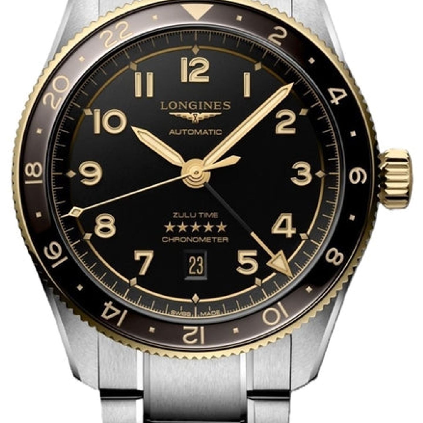 Longines Spirit L3.812.5.53.6 (2026) - Black dial 42 mm Steel case (1/1)