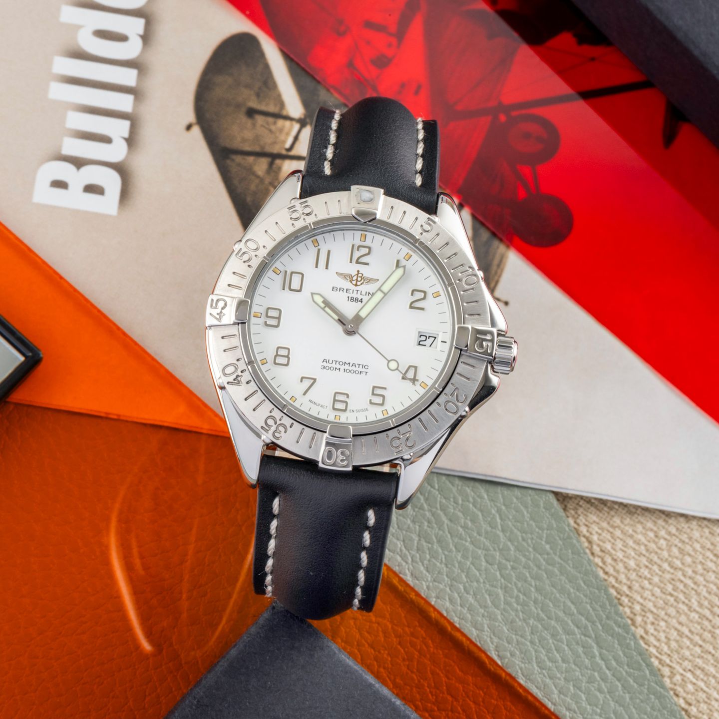 Breitling Colt Automatic A17035 (1995) - 38mm Staal (1/8)
