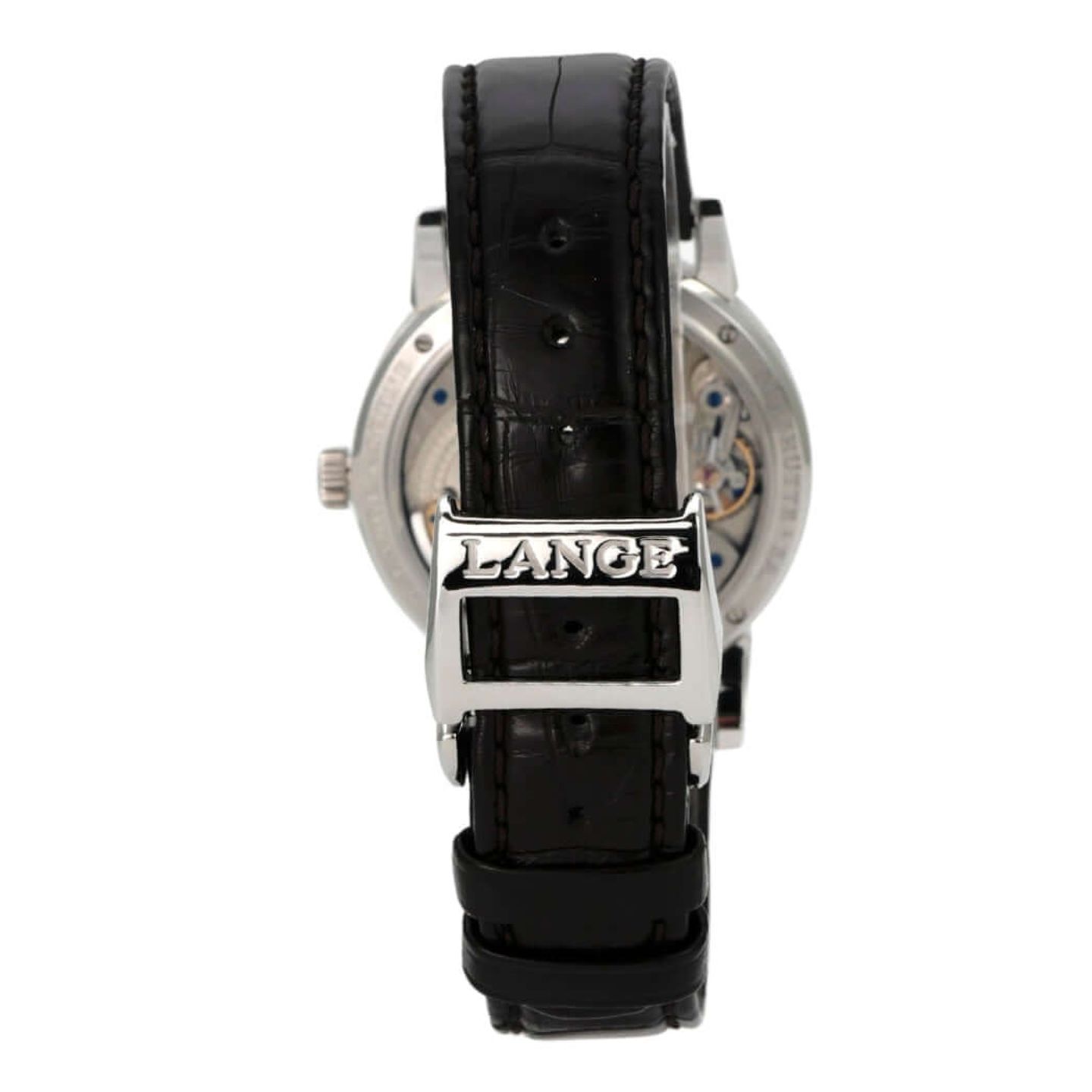 A. Lange & Söhne Saxonia 330.025 (2013) - Zilver wijzerplaat 39mm Platina (8/8)