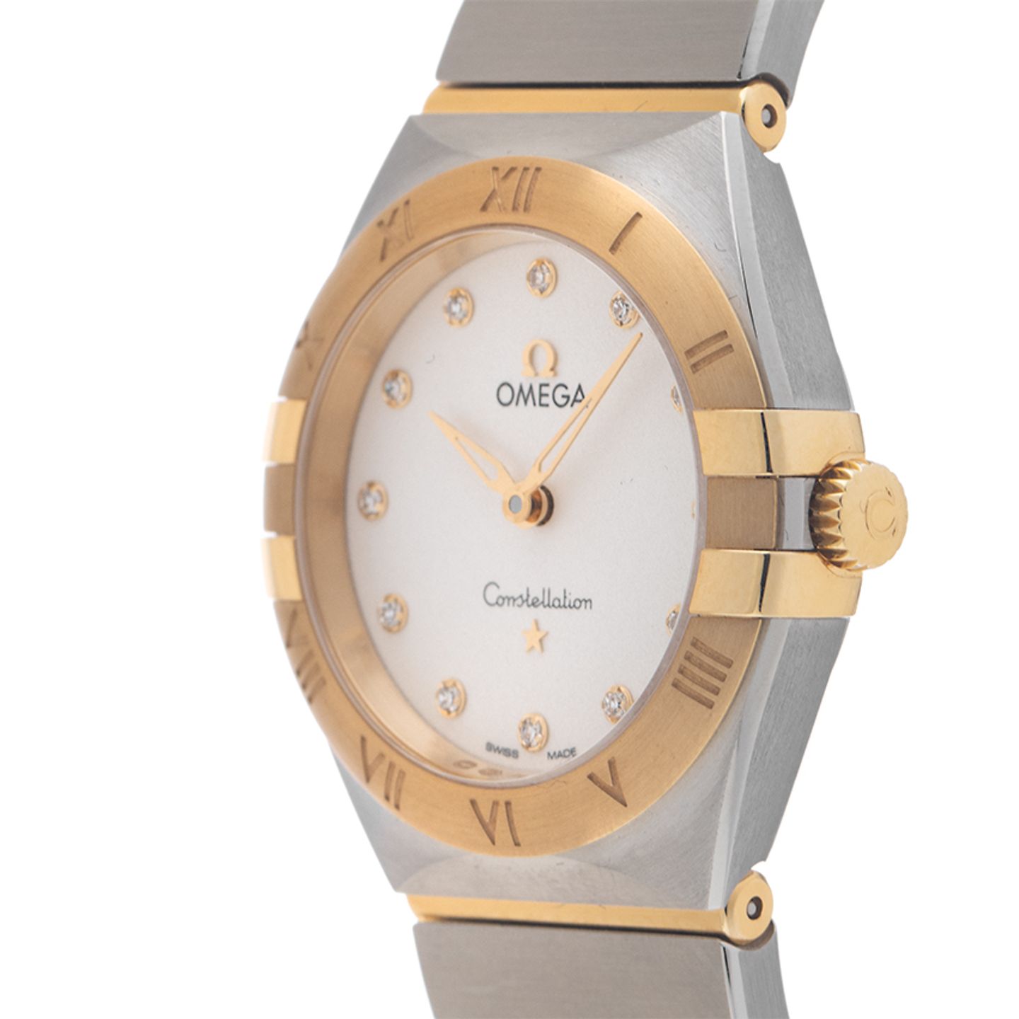 Omega Constellation Quartz 131.20.28.60.52.001 (2024) - Zilver wijzerplaat 28mm Staal (4/7)