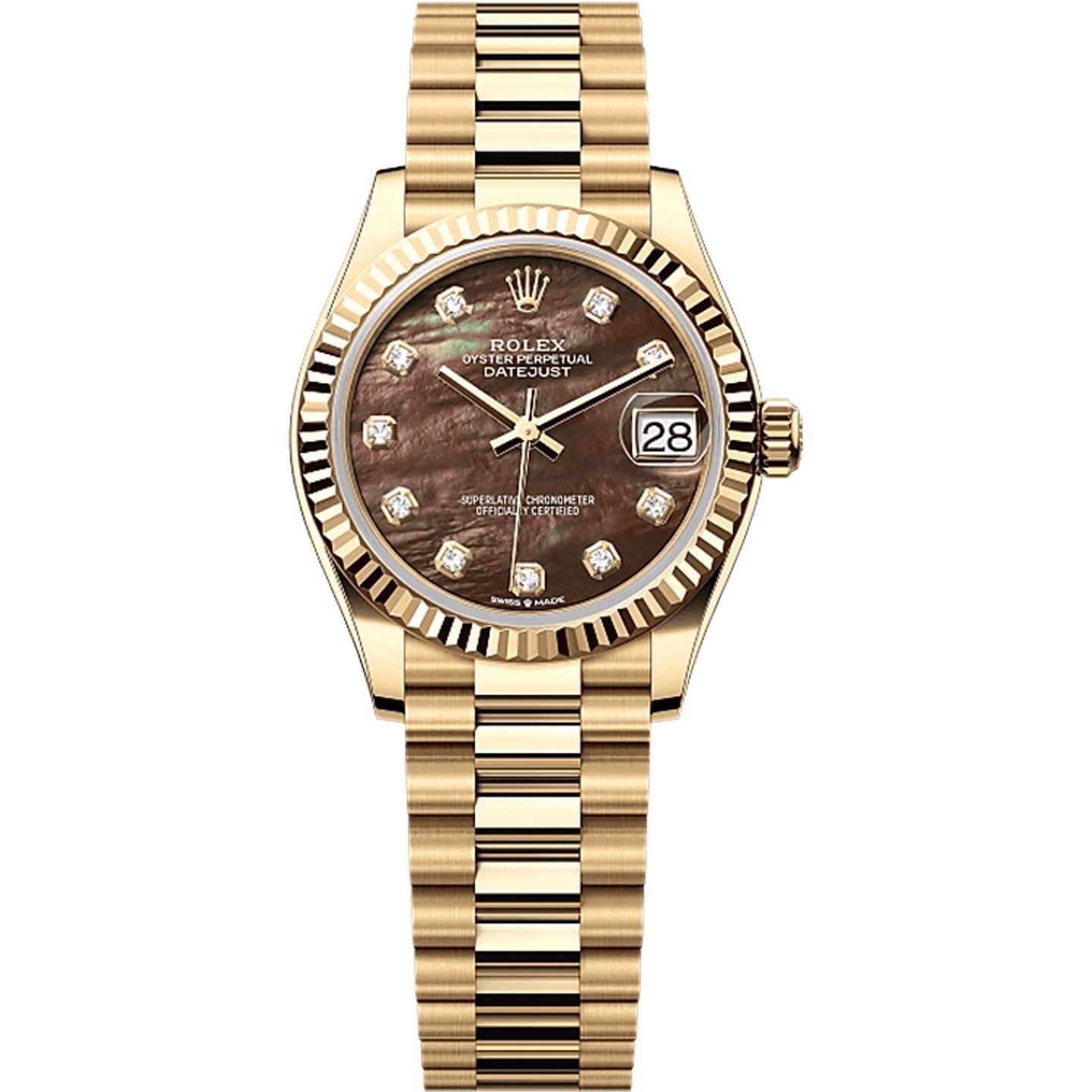 Rolex Datejust 31 278278 (2025) - Zwart wijzerplaat 31mm Geelgoud (1/1)