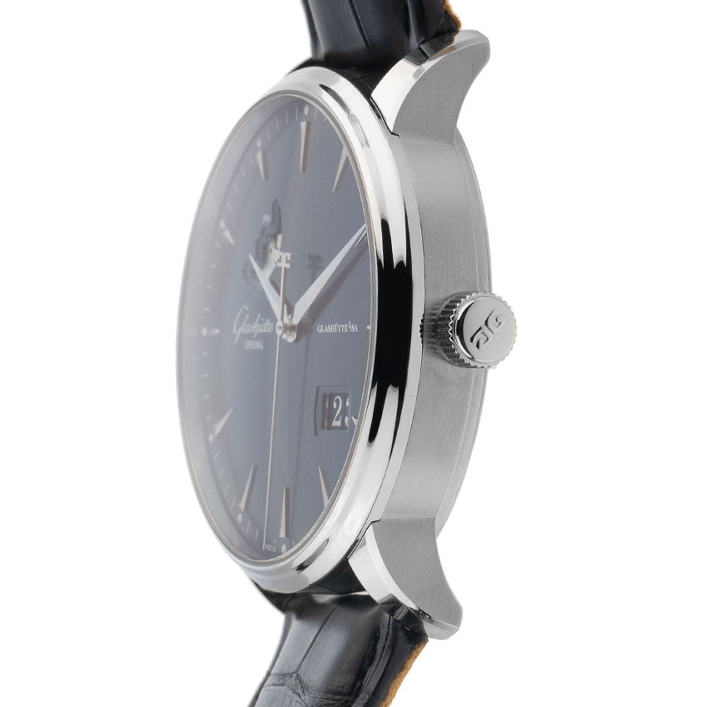 Glashütte Original Senator Excellence 1-36-04-04-02-30 (Unknown (random serial)) - Blue dial 40 mm Steel case (3/6)