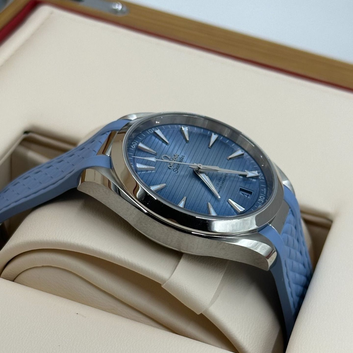 Omega Seamaster Aqua Terra 220.12.41.21.03.008 (2024) - Blauw wijzerplaat 41mm Staal (7/8)